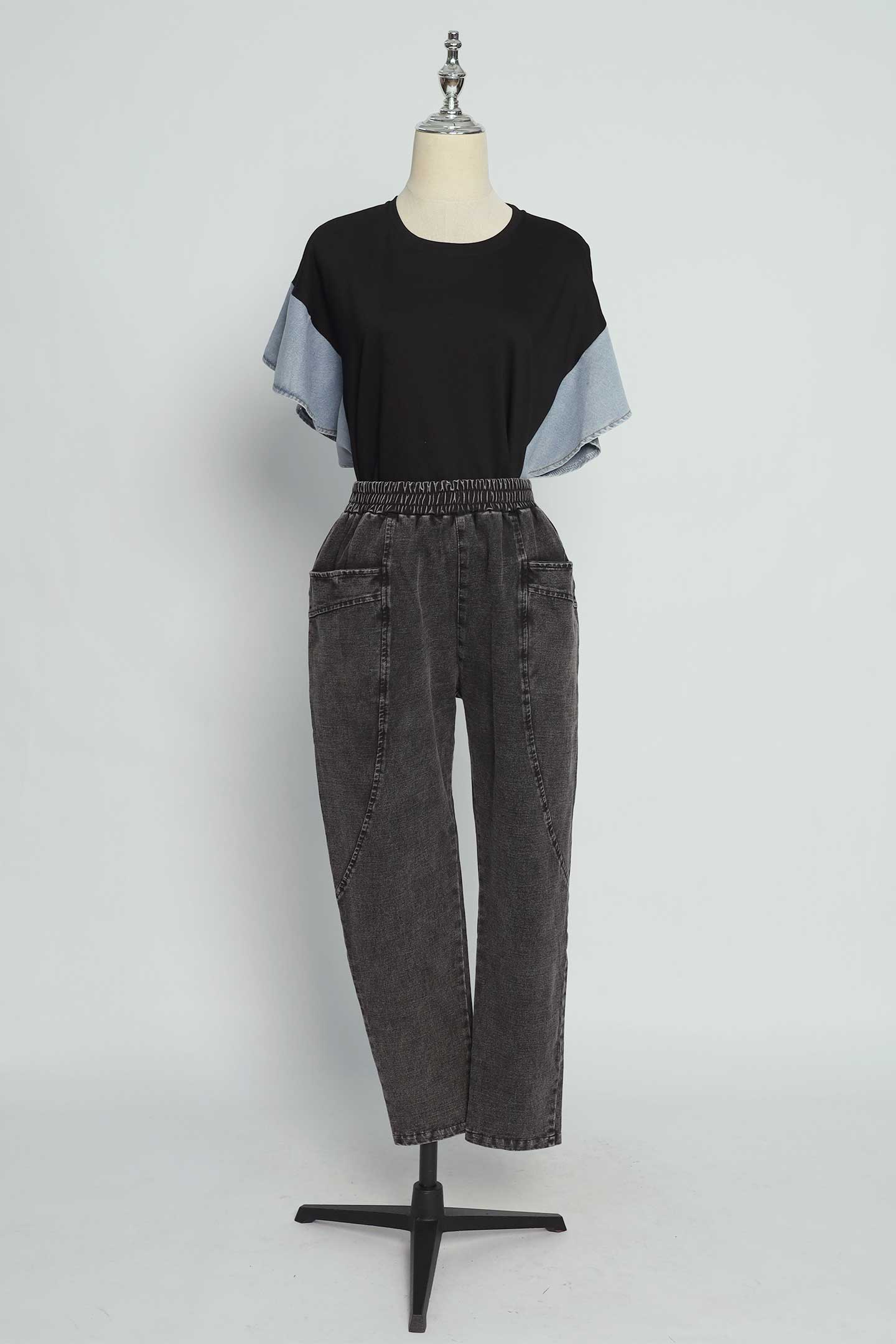 PO - Tove Pants in Plain Black