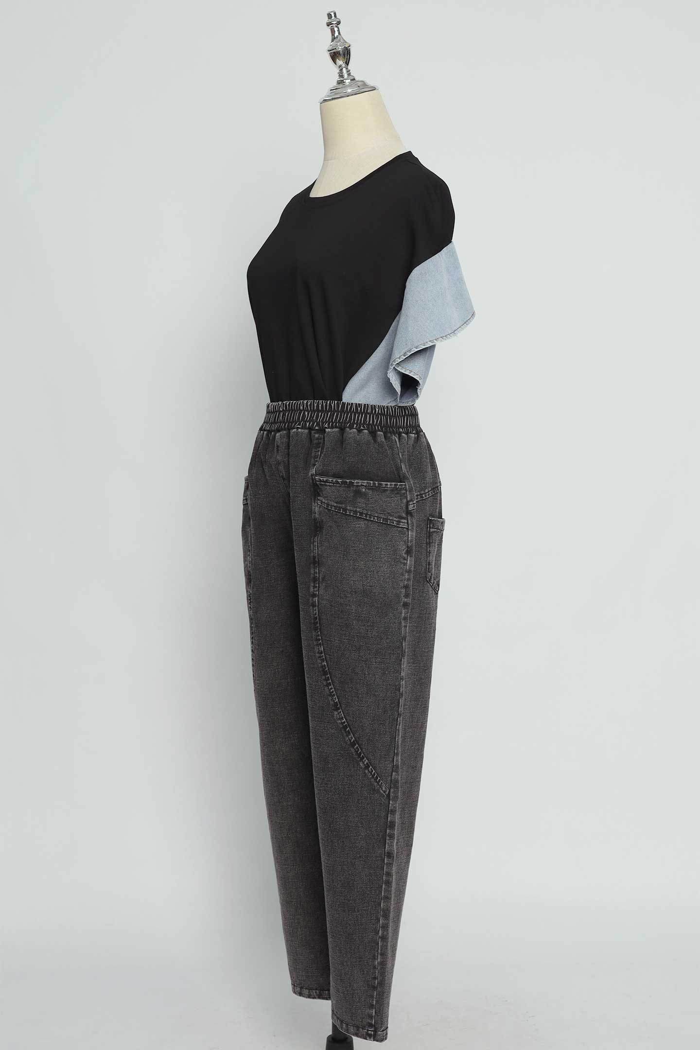 PO - Tove Pants in Plain Black