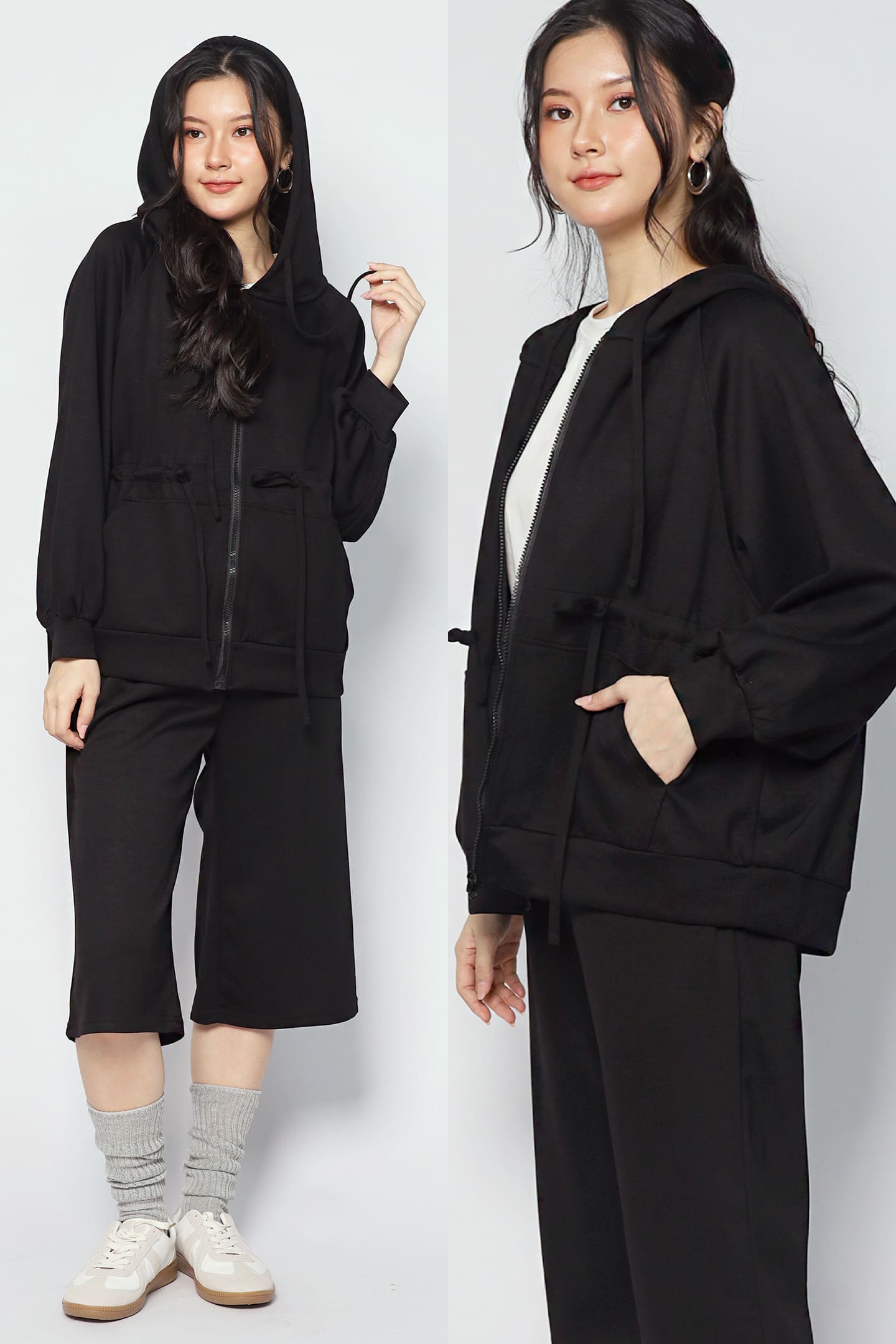 JOY - Traveller Hoodie in Black