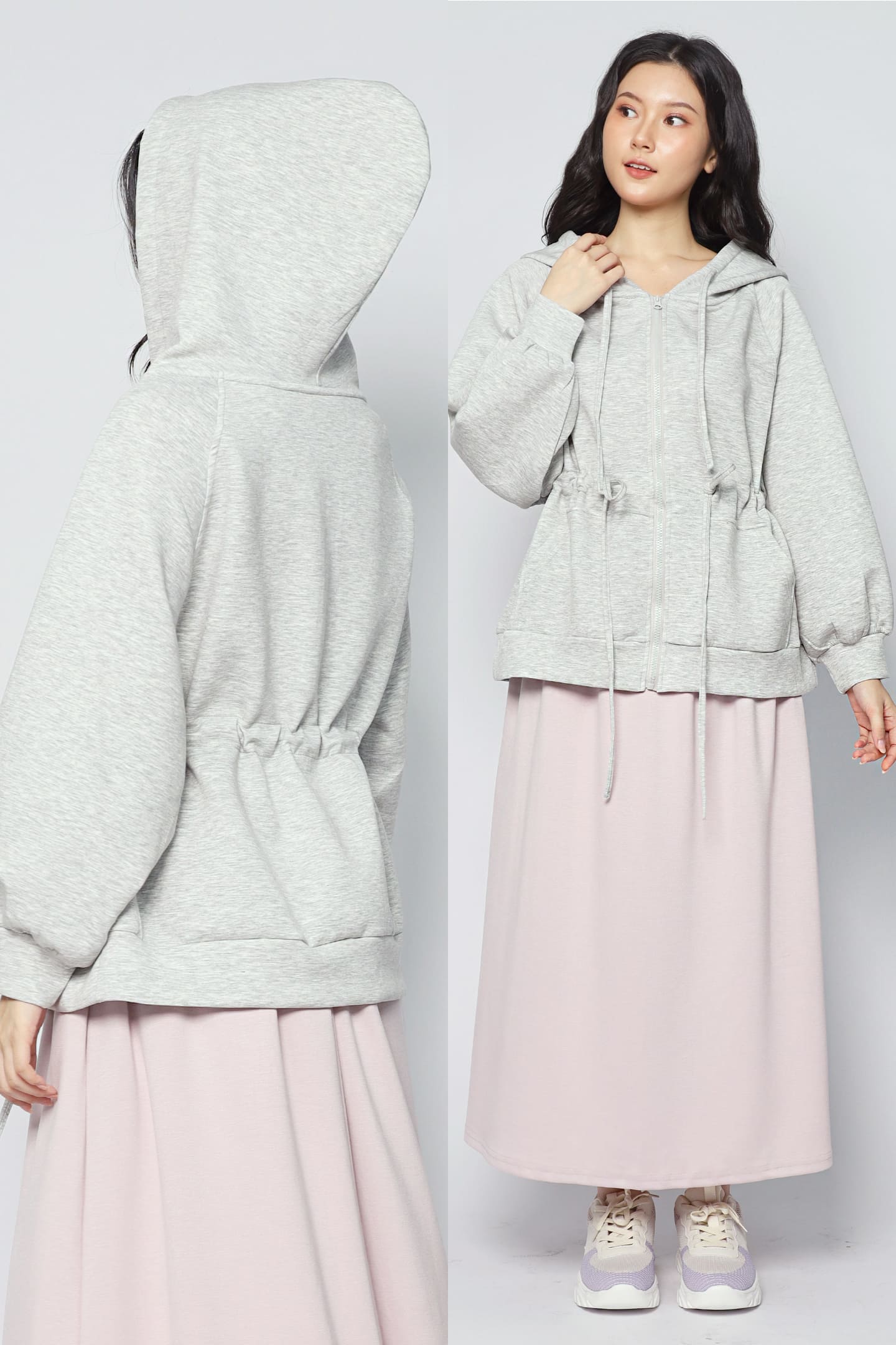 JOY - Traveller Hoodie in Grey