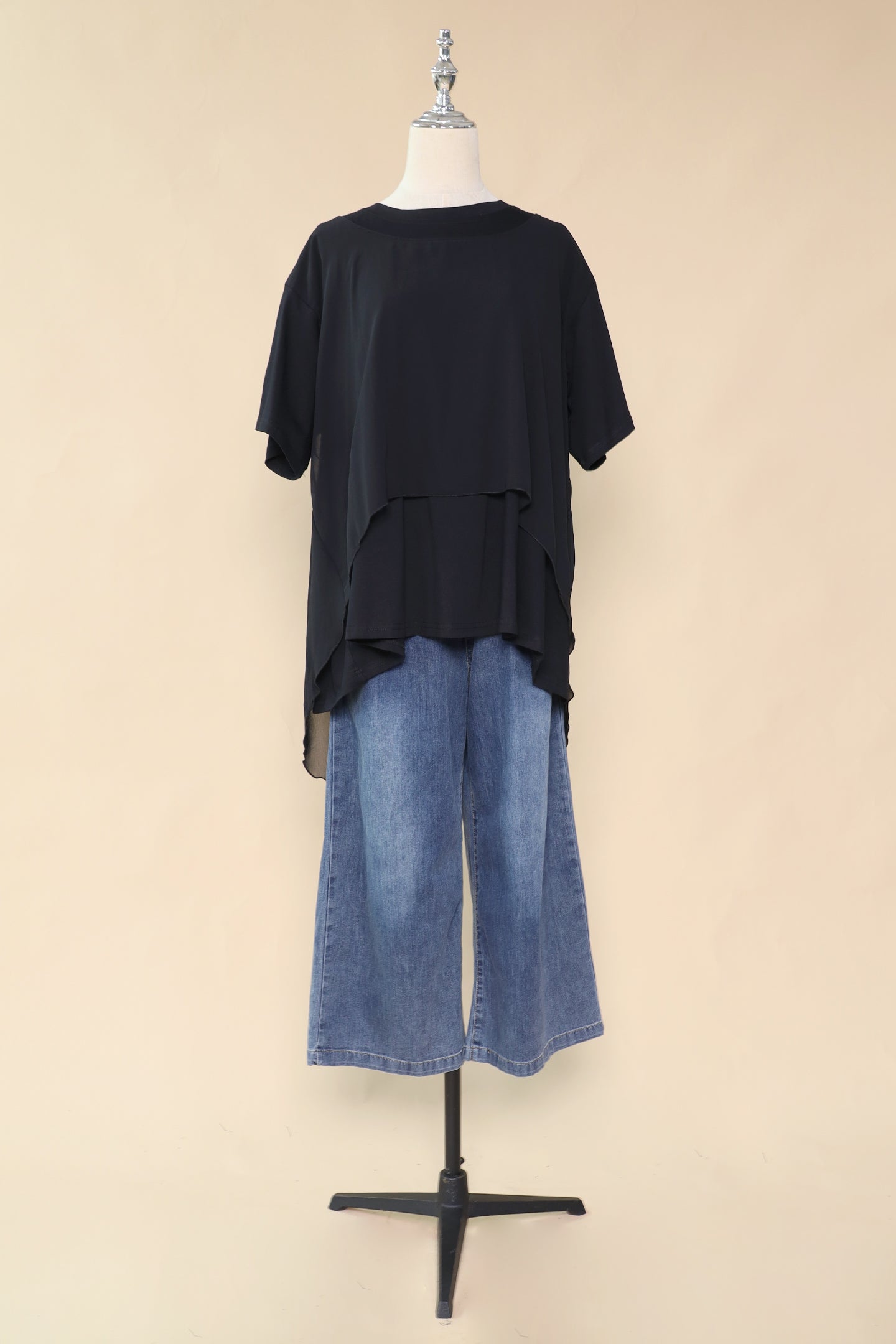 PO - Tri Top in Black