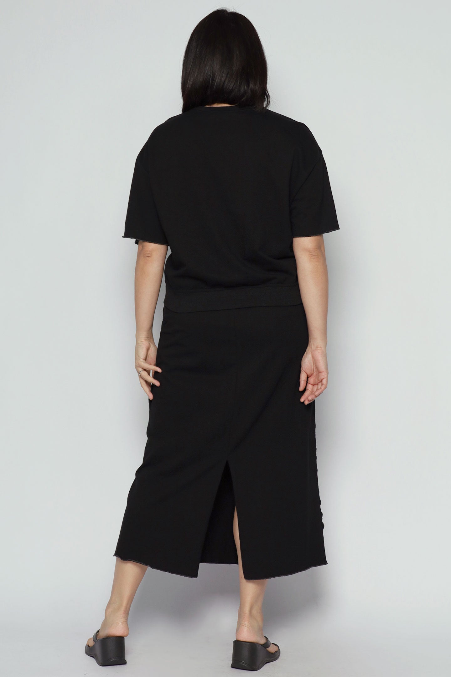 Trixie 2 in 1 Top and Skirt Set in Black