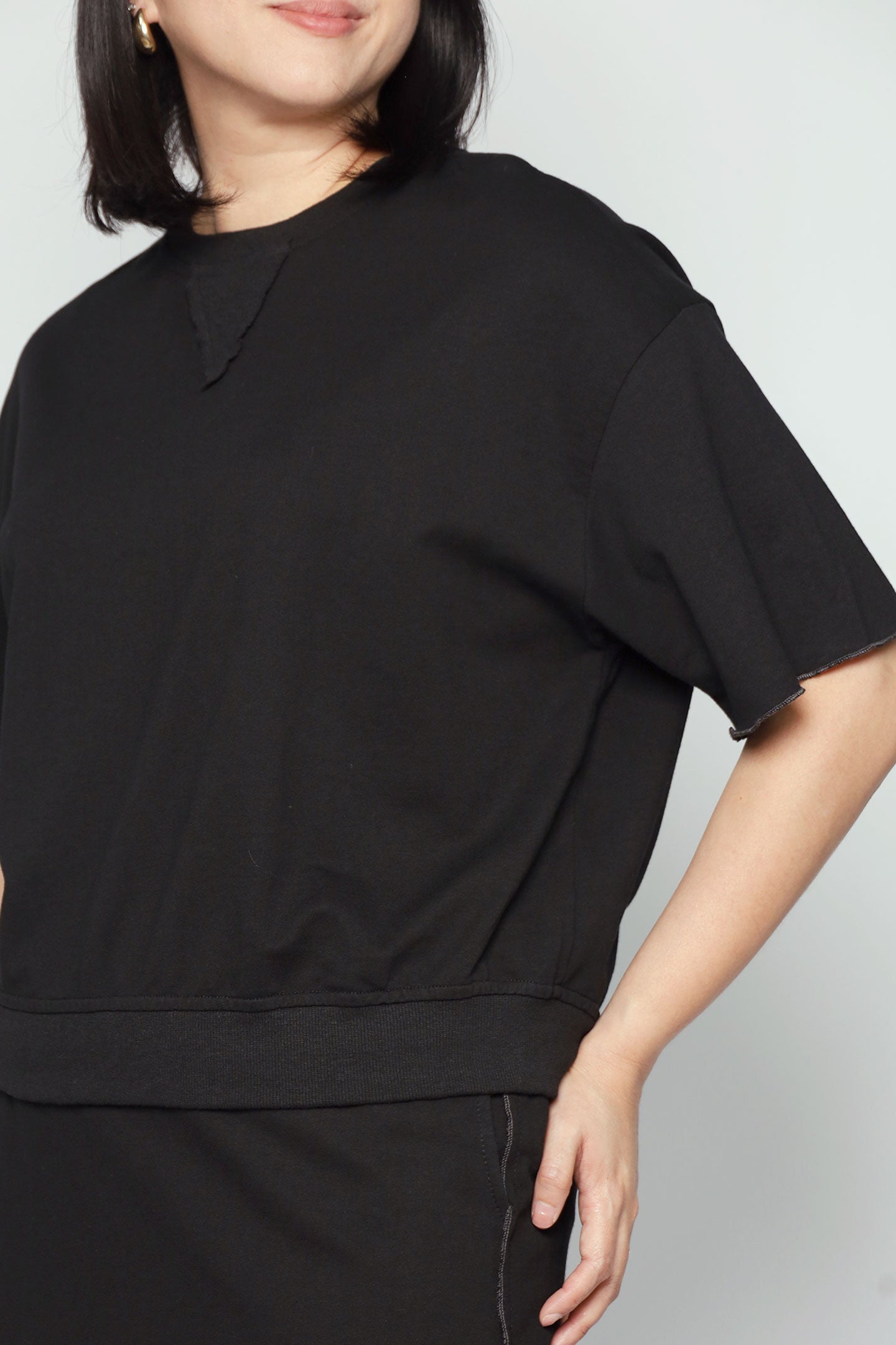 Trixie 2 in 1 Top and Skirt Set in Black