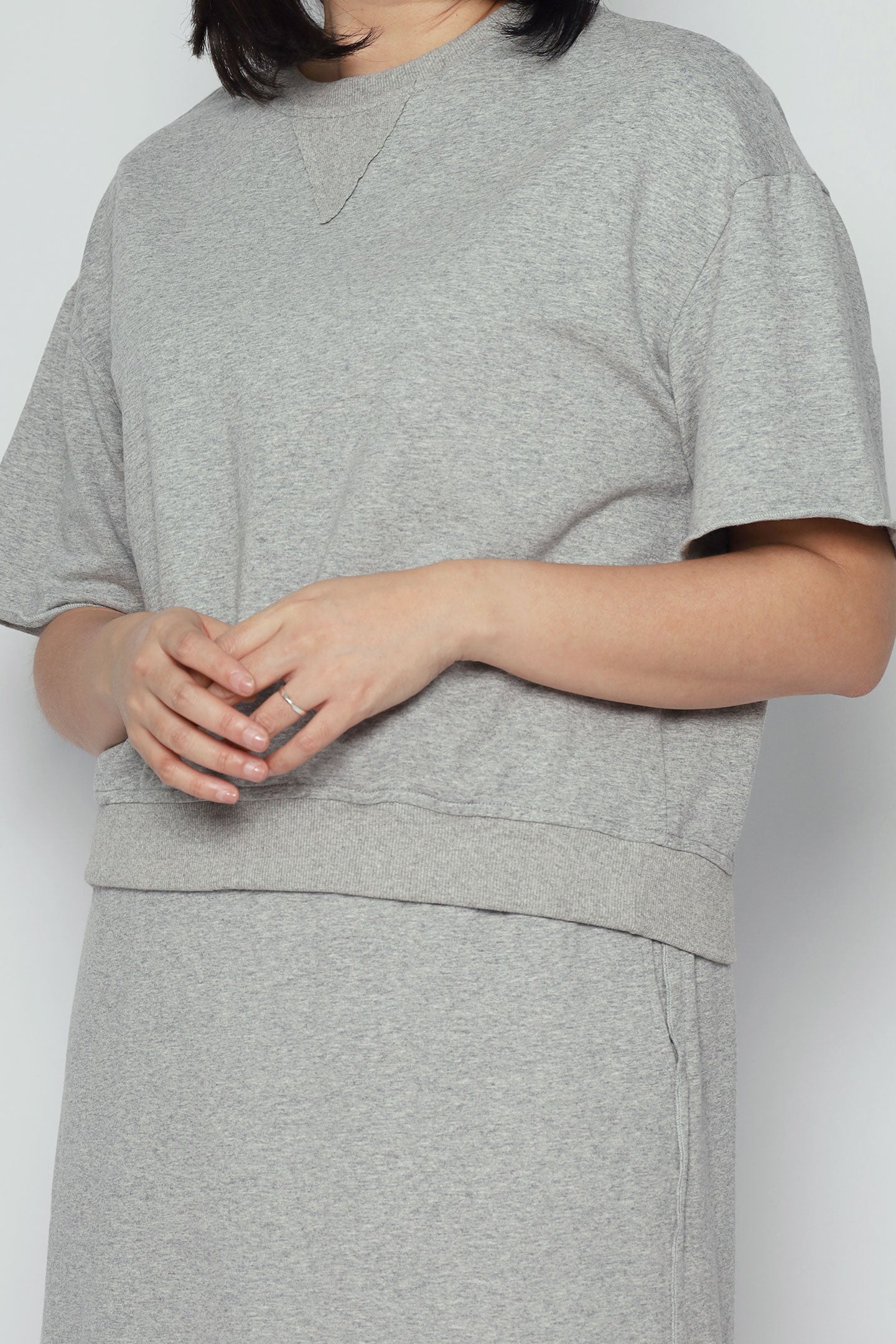 Trixie 2 in 1 Top and Skirt Set in Grey