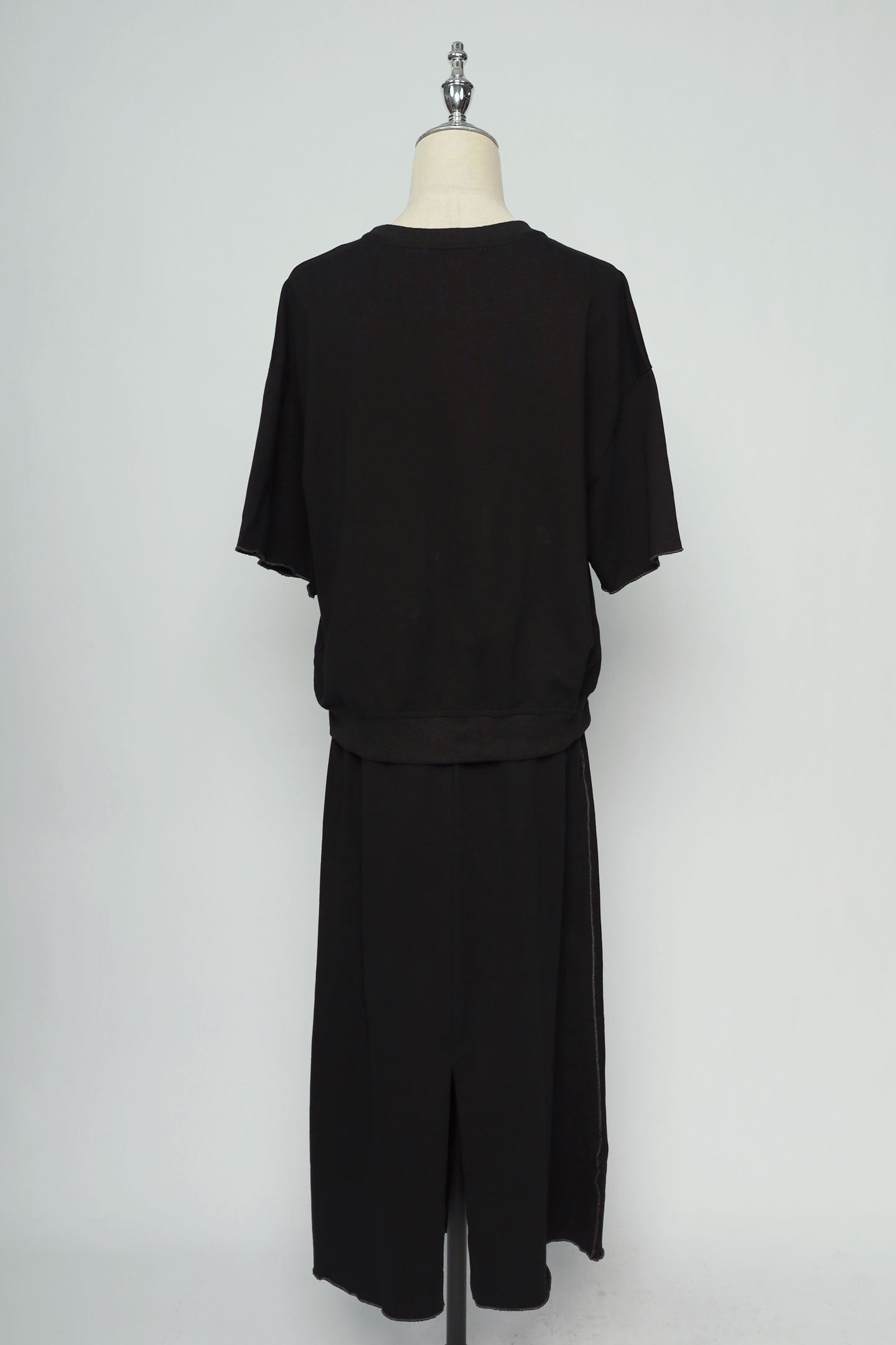PO - Trixie 2 in 1 Top and Skirt Set in Black