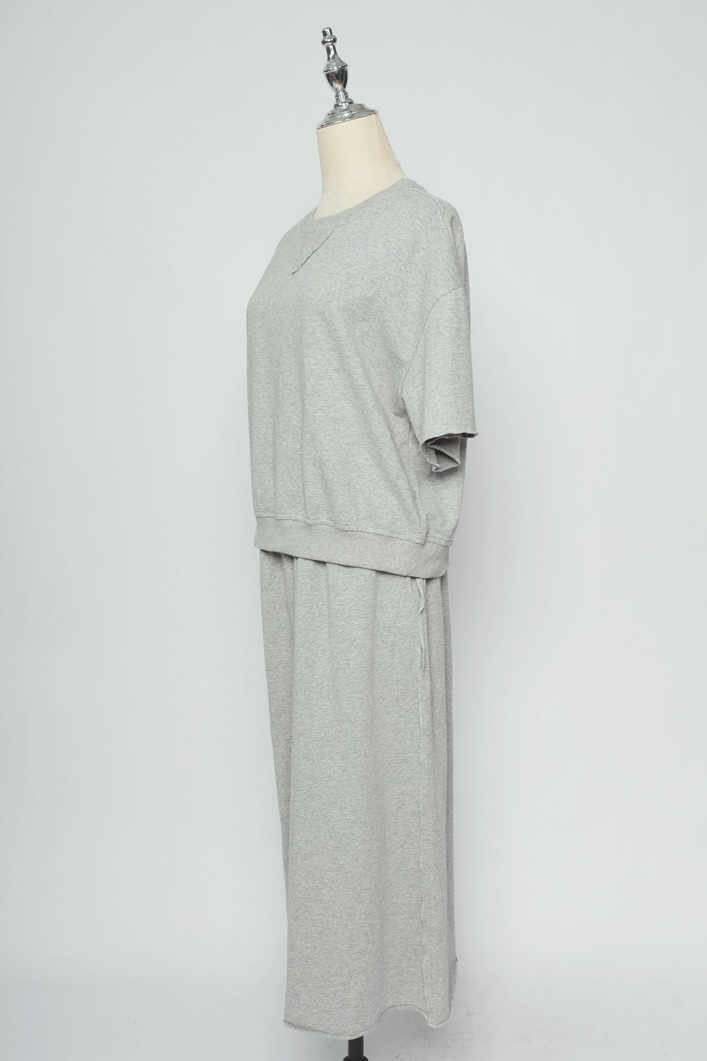PO - Trixie 2 in 1 Top and Skirt Set in Grey