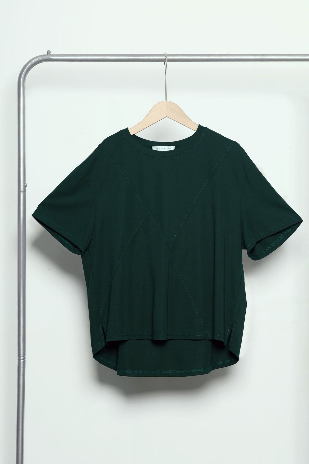Easy by TE - Uxia Geometric Panel Top in Green