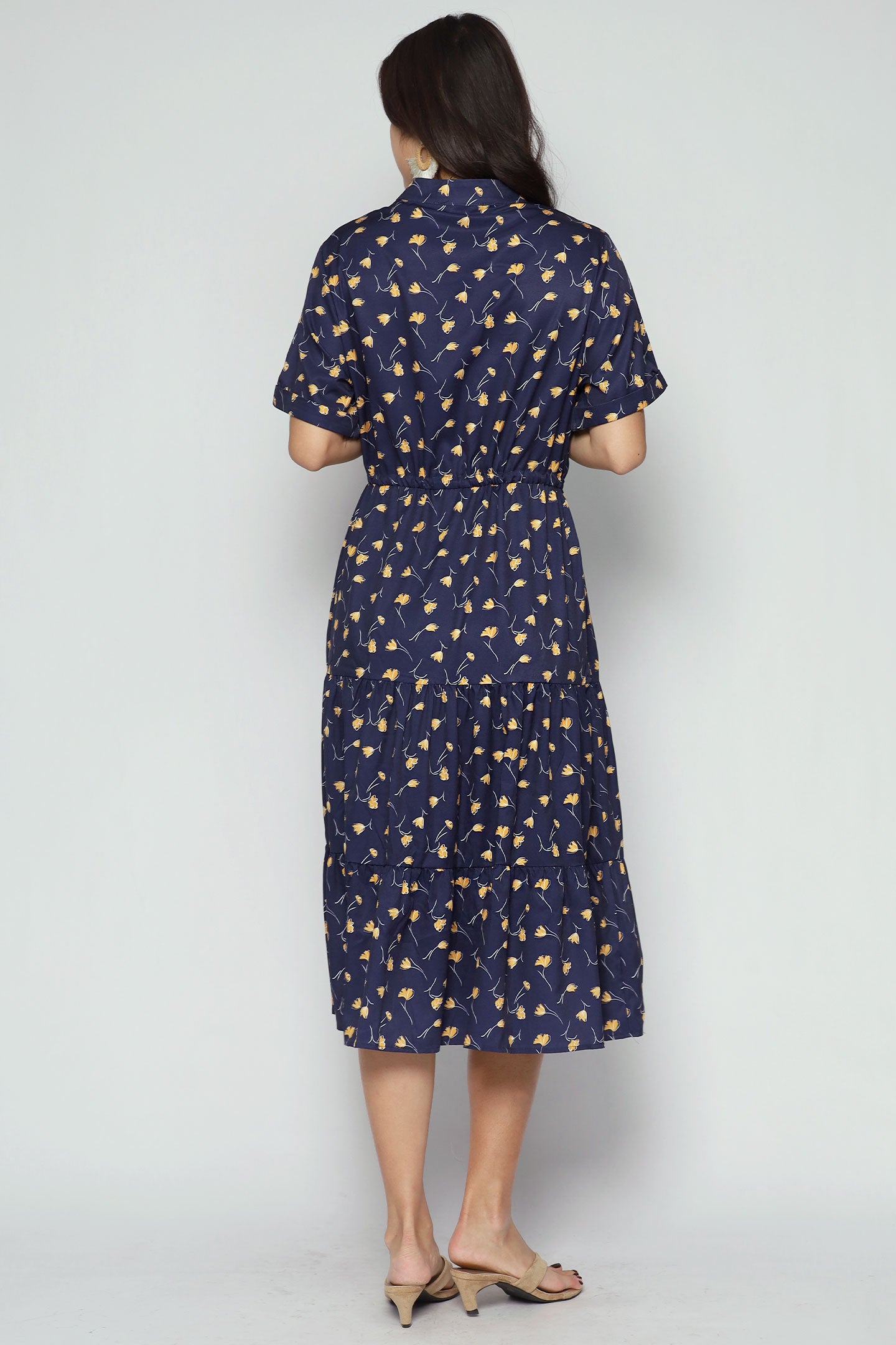 Vedette Dress in Golden Ginkgo