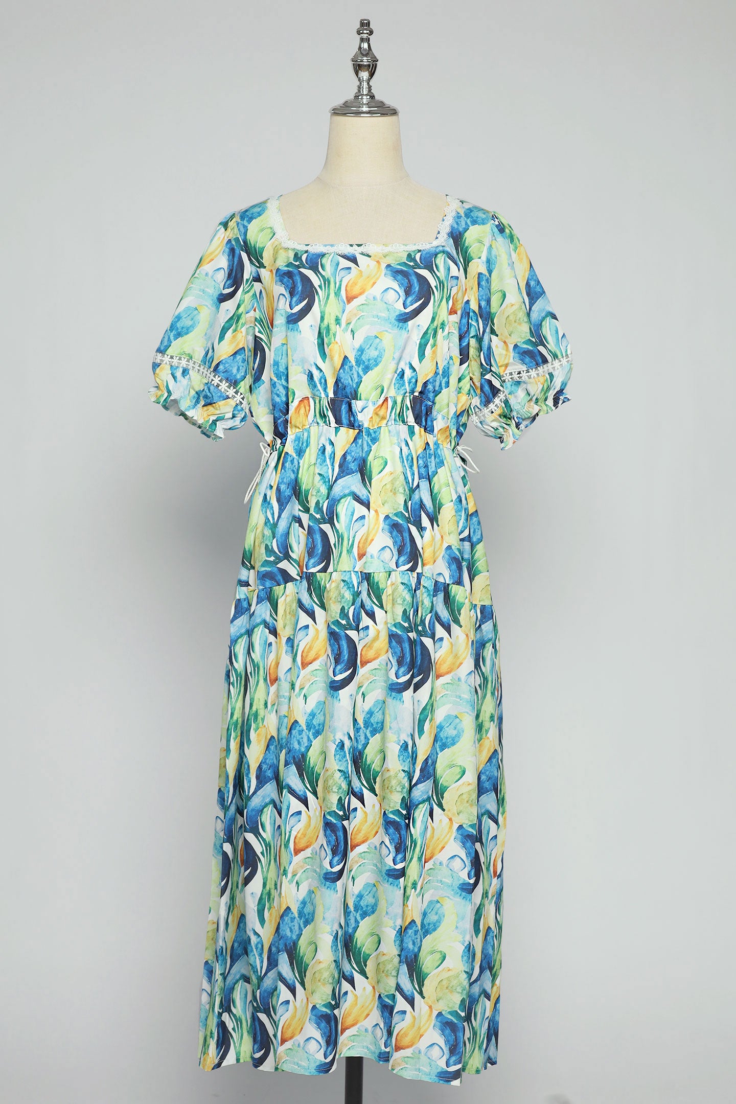 PO - Victoria Dress in Emerald Bloom