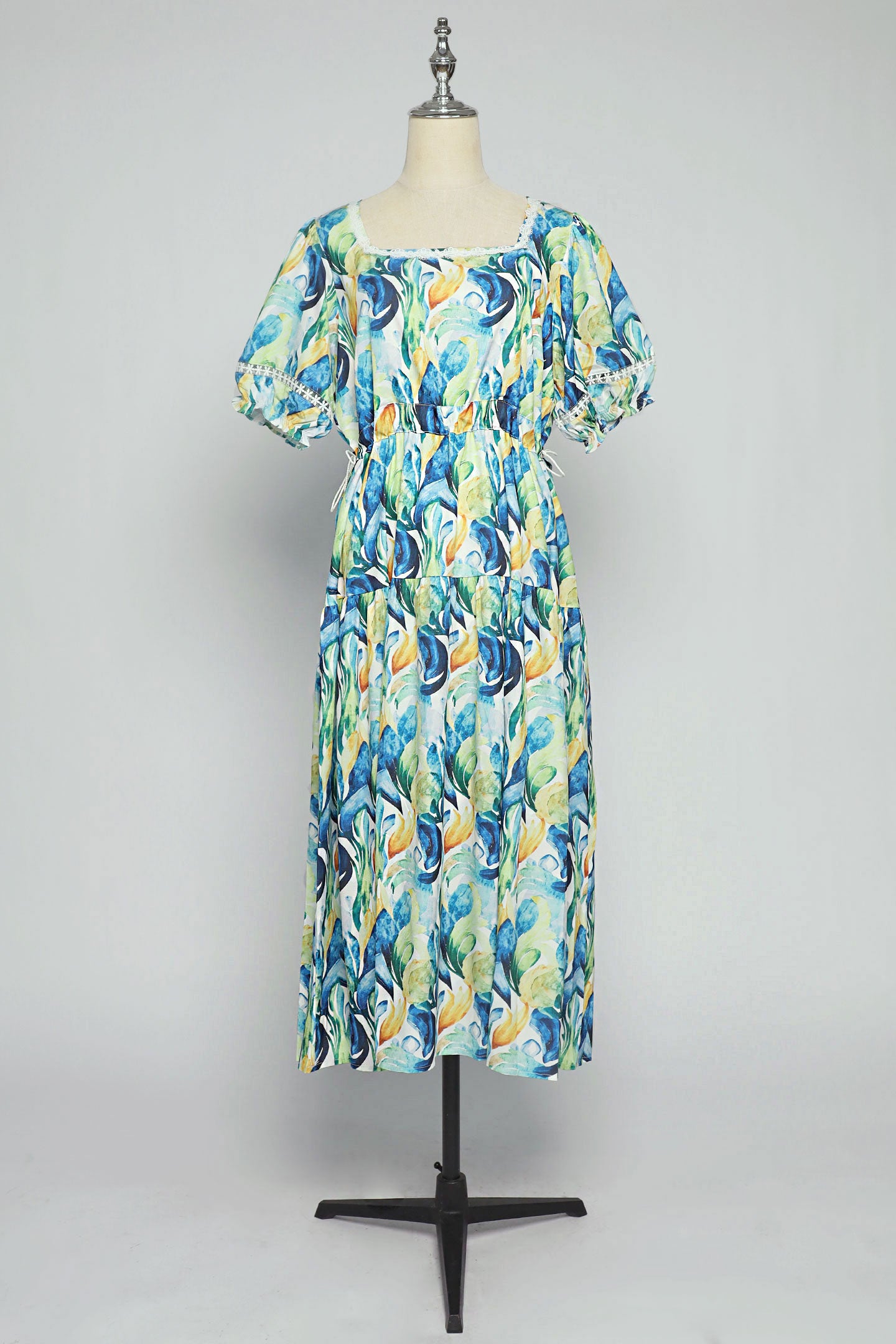 PO - Victoria Dress in Emerald Bloom