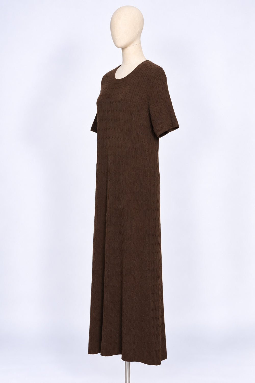 PO - Vivette Knit Dress in Brown