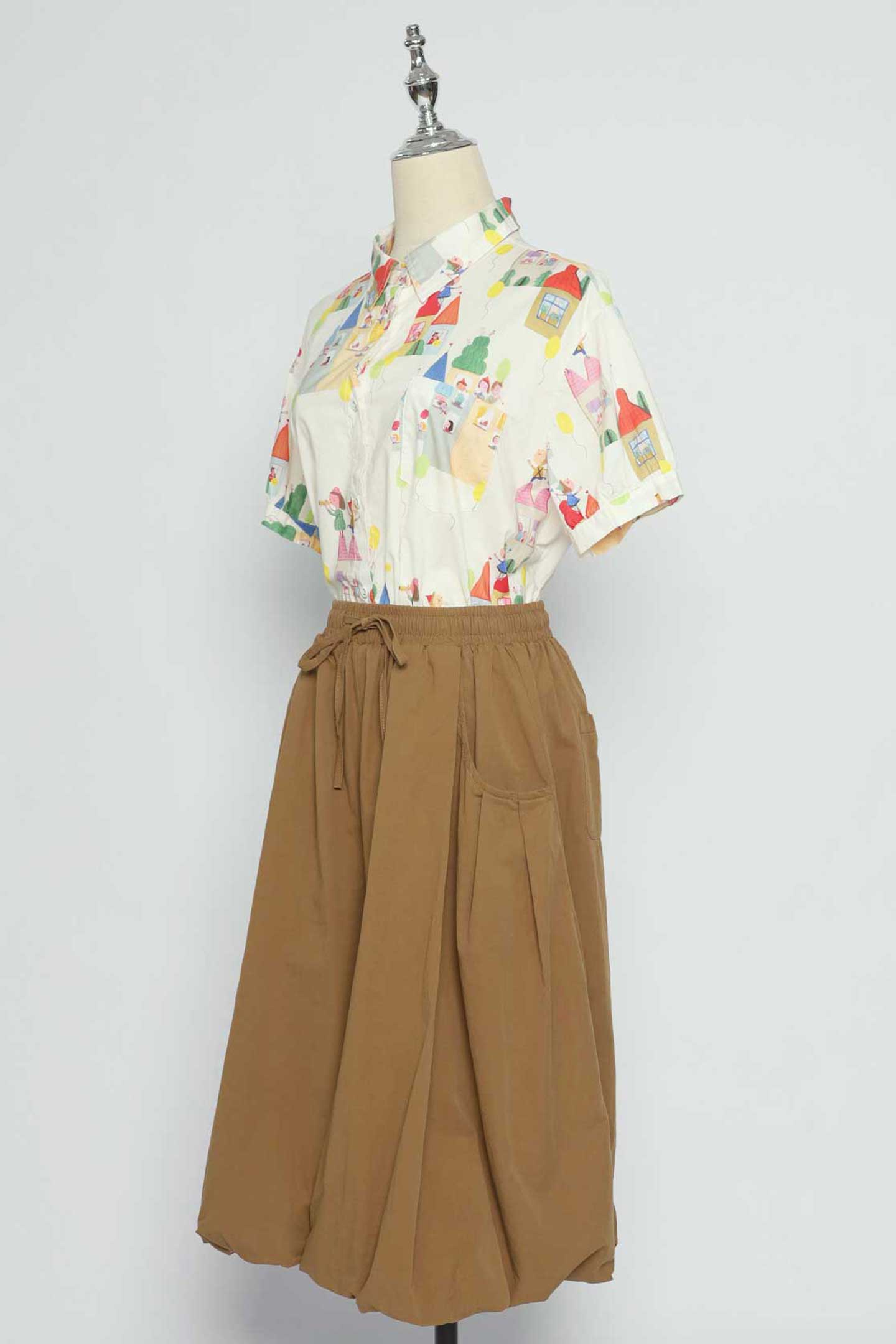 PO - Vivien Bubble Culottes in Brown