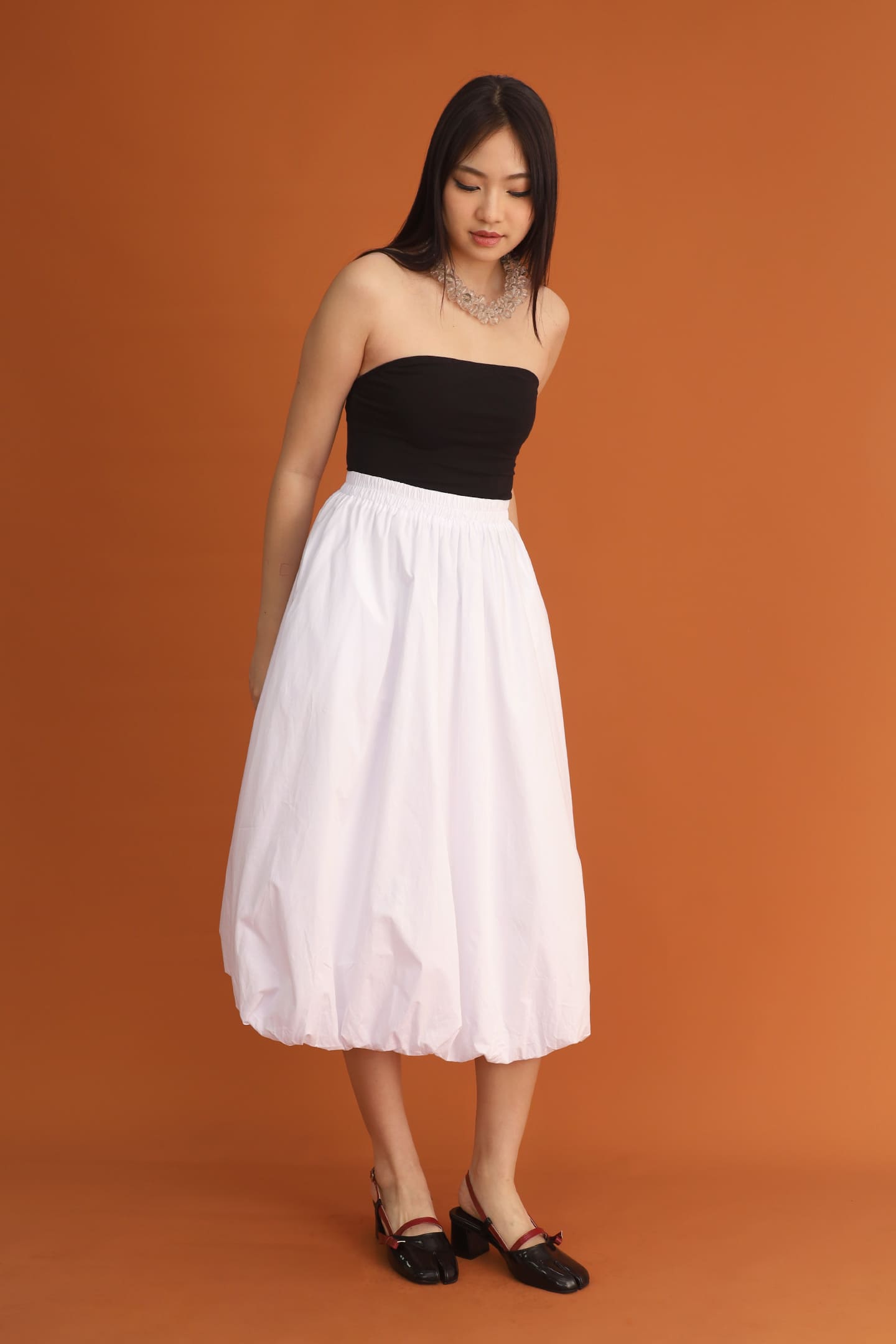 CHOSEN: Bubble Skirt in White