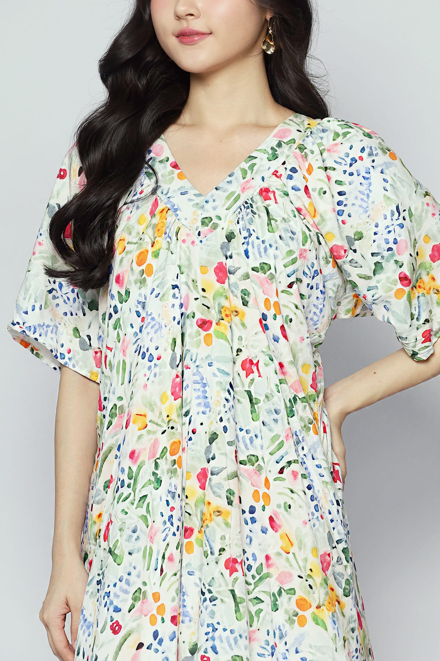 Whitney V Dress in Bloom Again