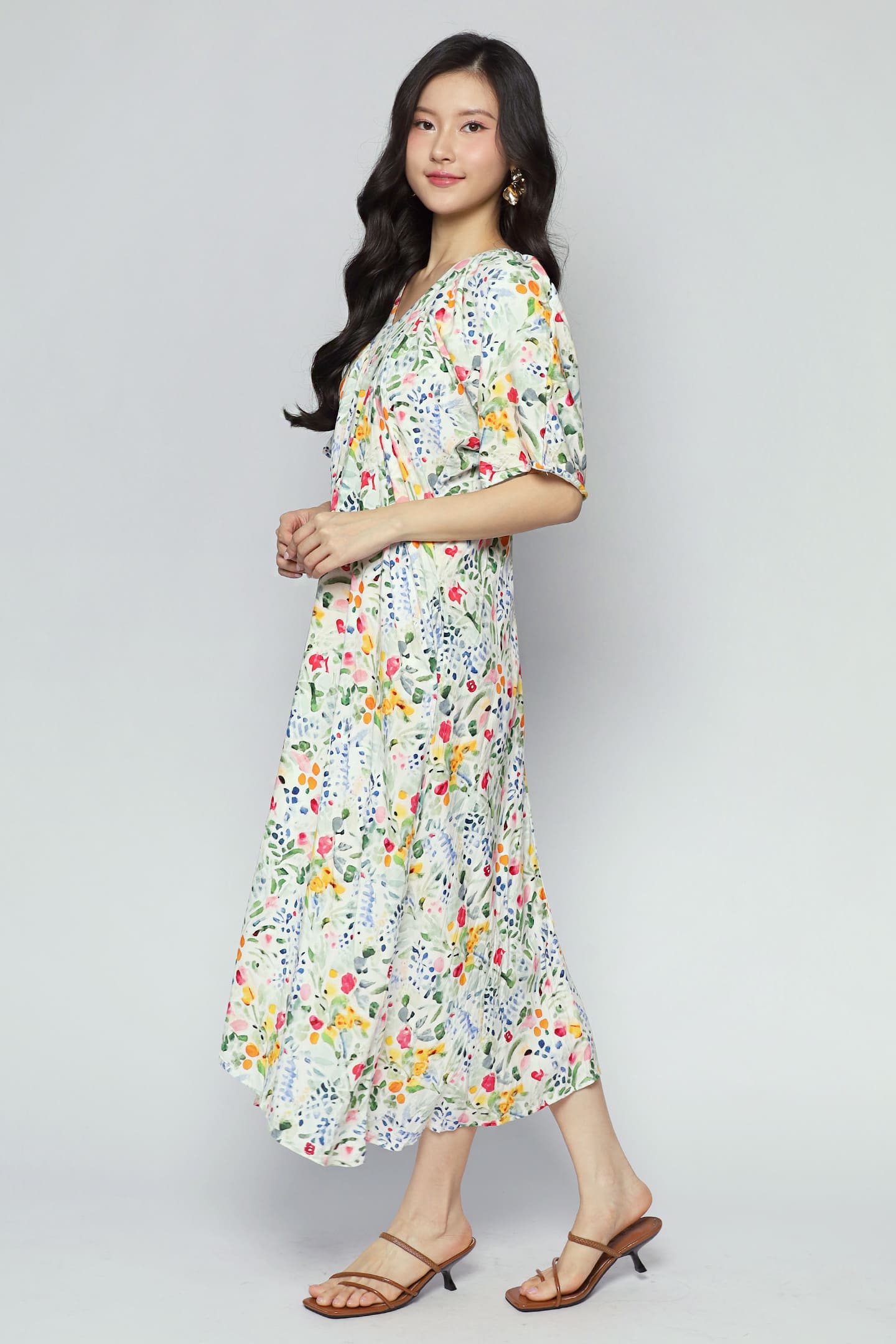 Whitney V Dress in Bloom Again