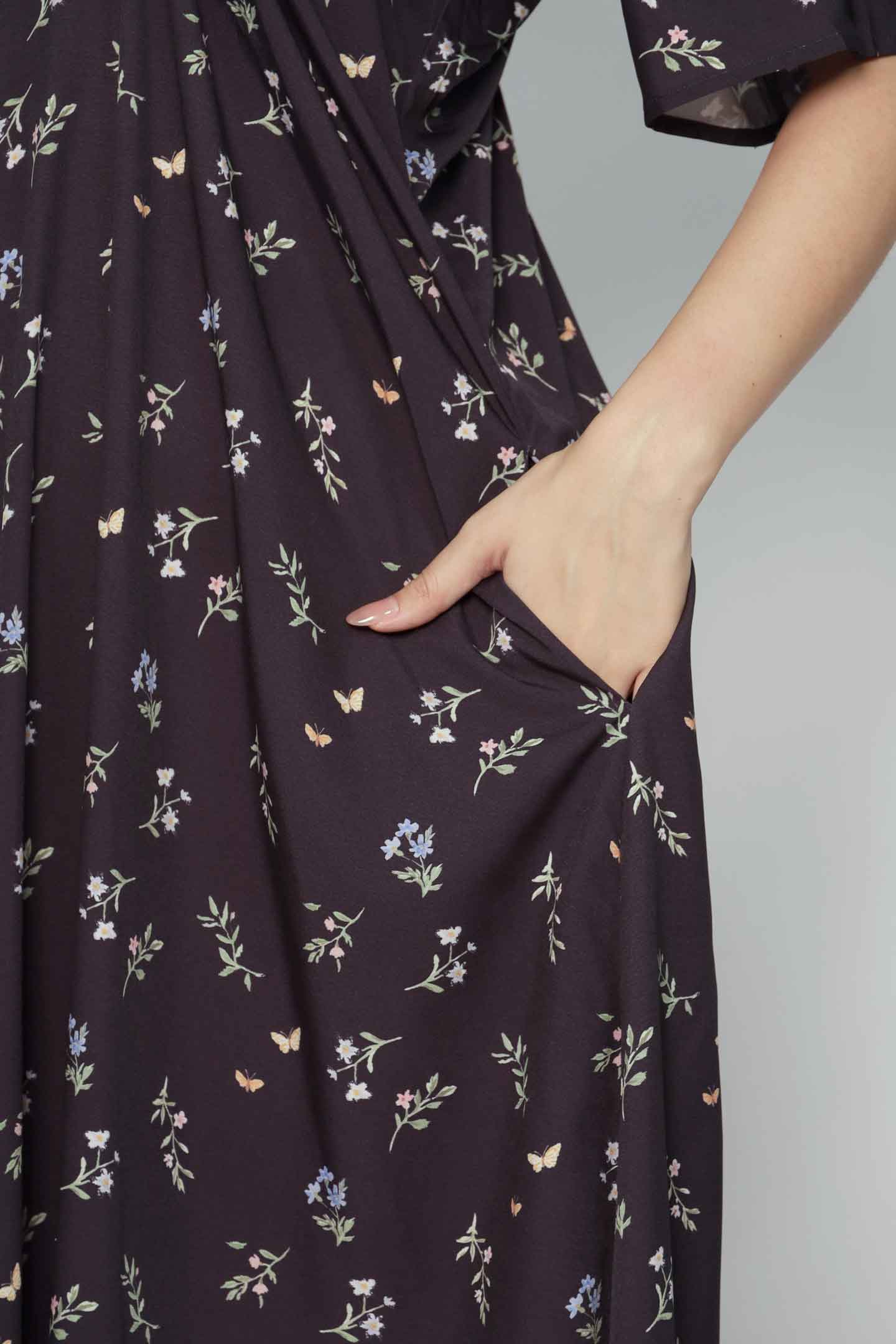 Whitney V Dress in Floral Daydream