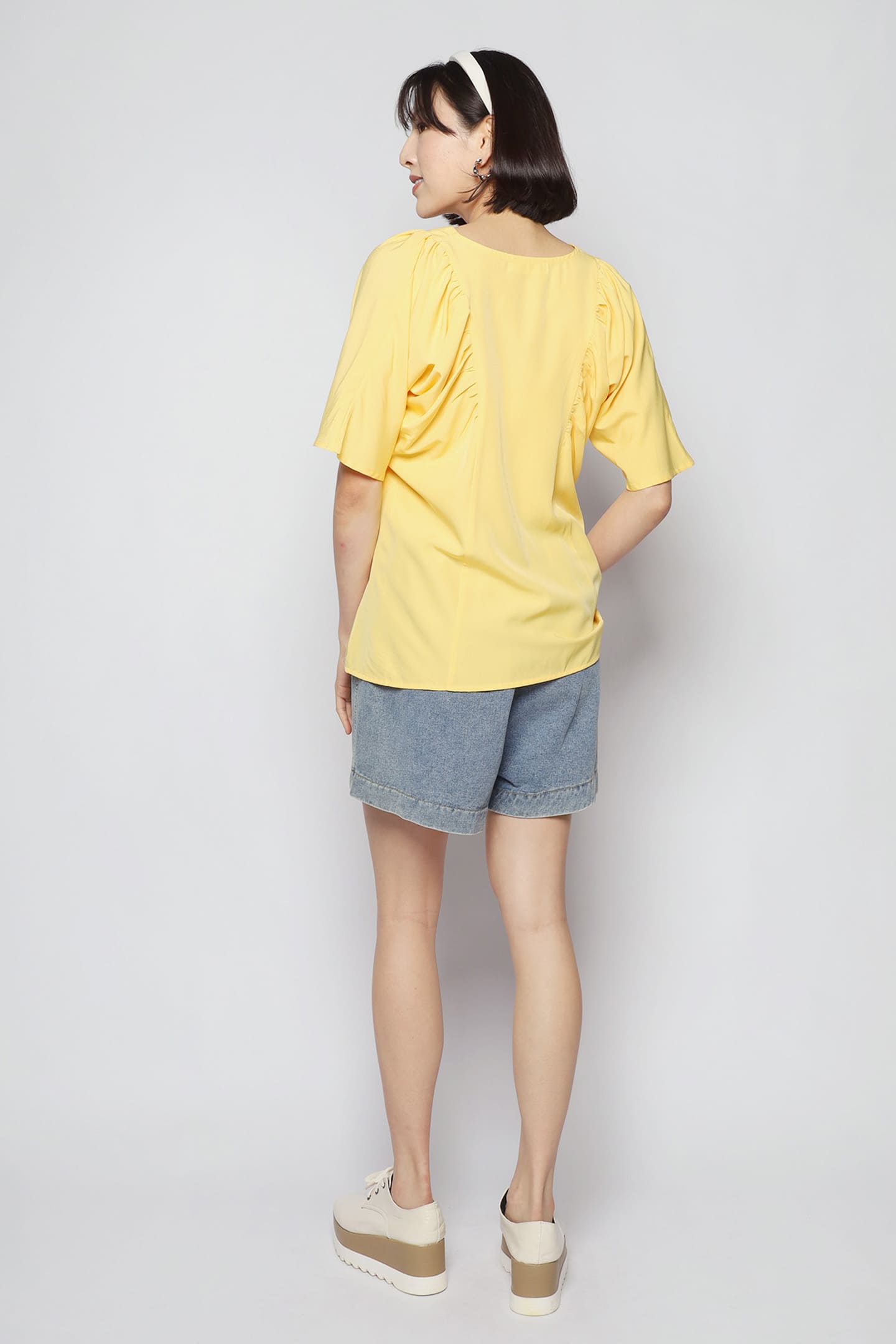 Whitney Junior Top in Lemon Punch