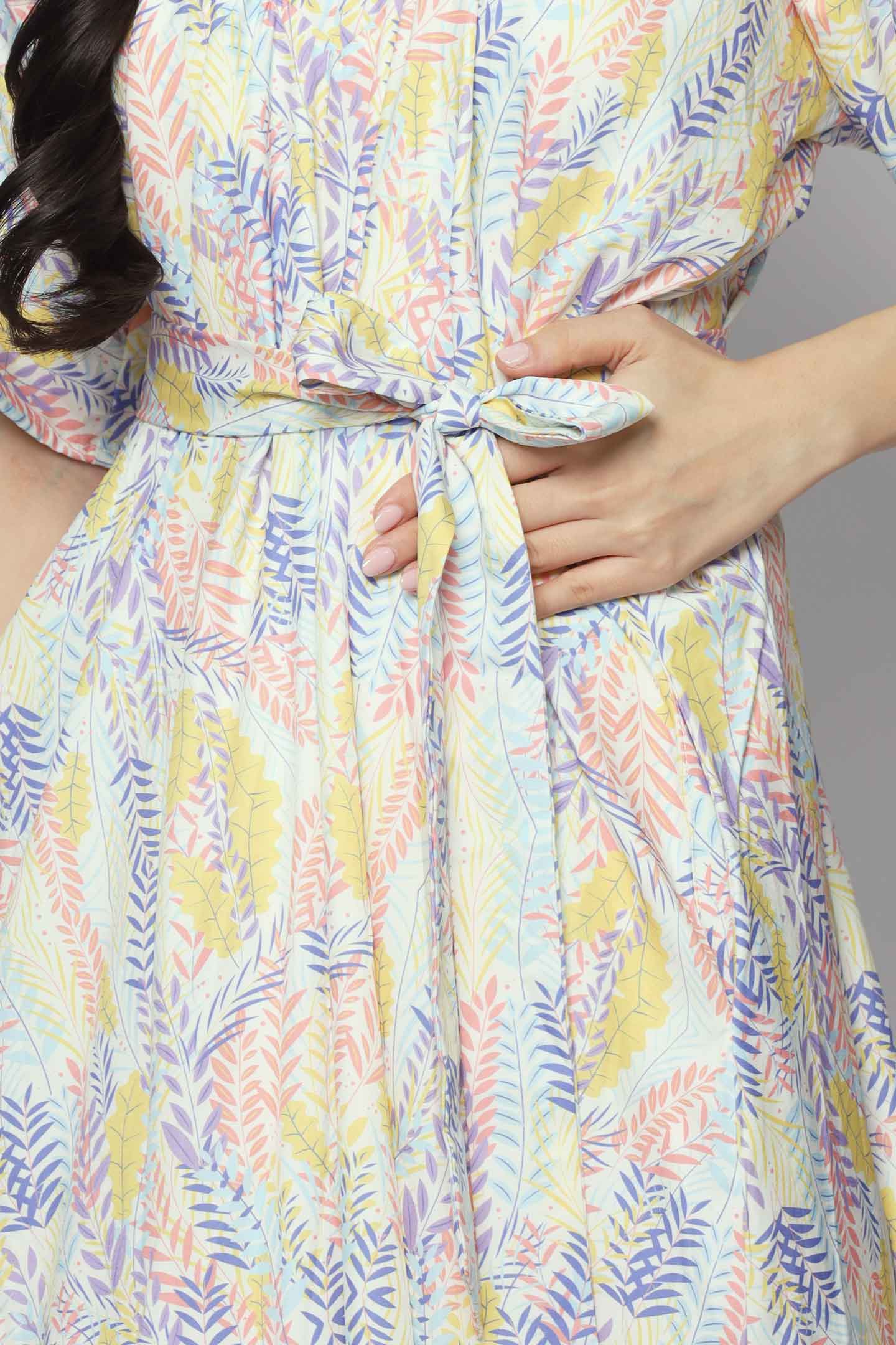 Whitney V Dress in Morning Blossom