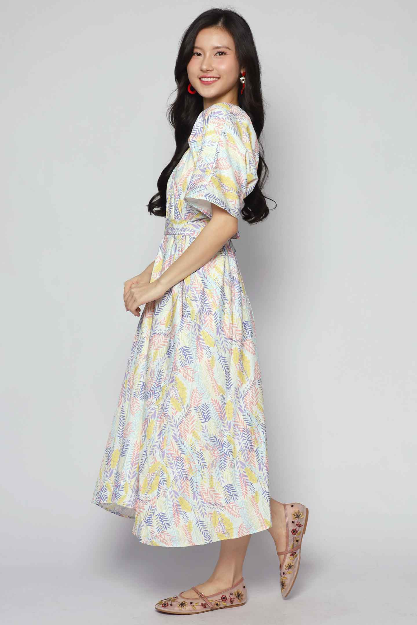 Whitney V Dress in Morning Blossom