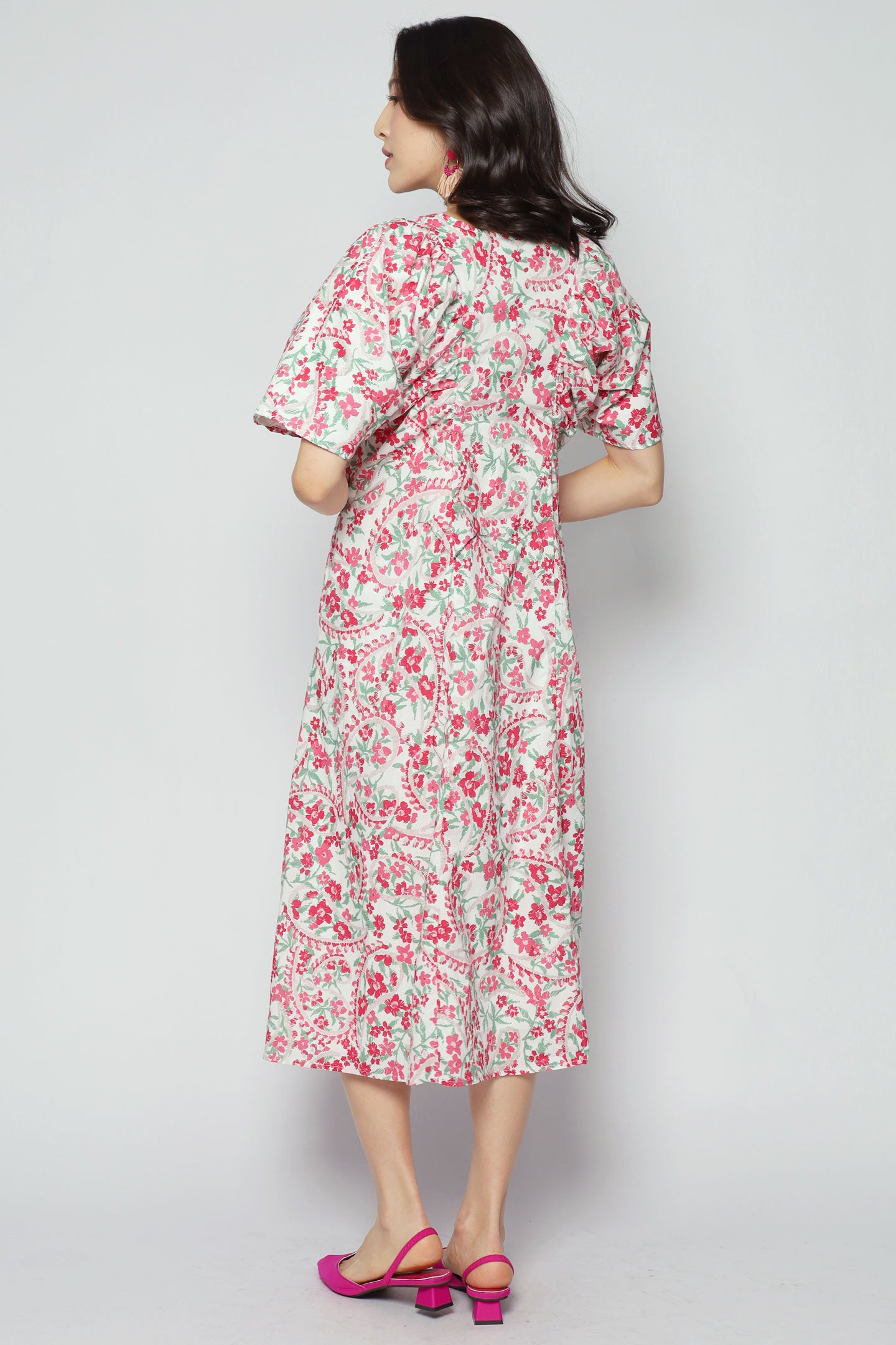 Whitney V Dress in Ru Yi