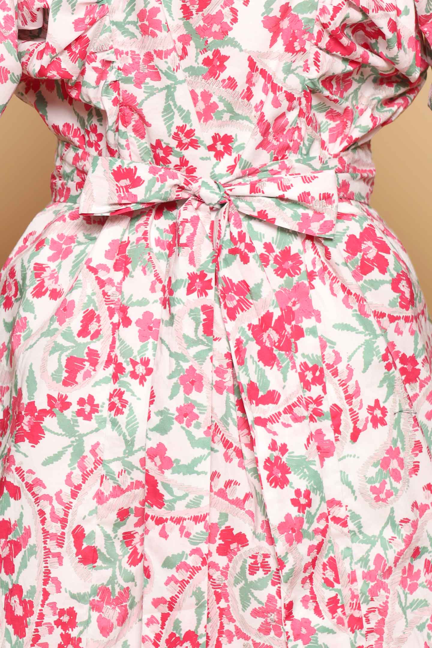 PO - Whitney V Dress in Ru Yi