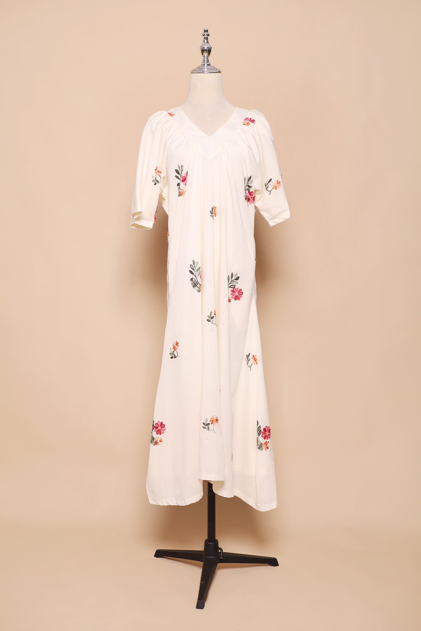 PO - Whitney V Dress in Siena Embroidery