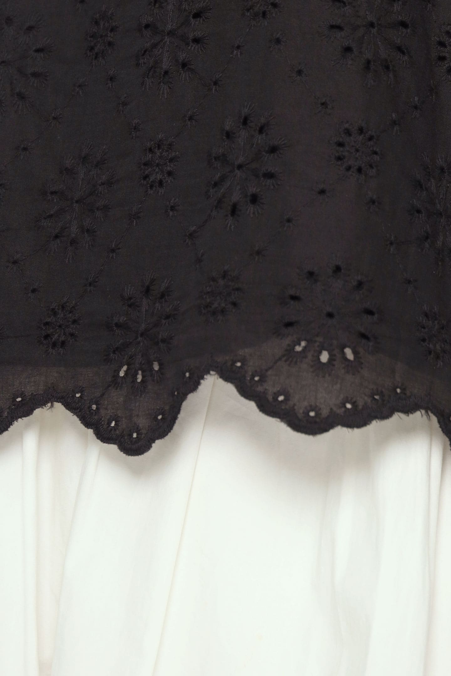 Willa Top in Black Crochet