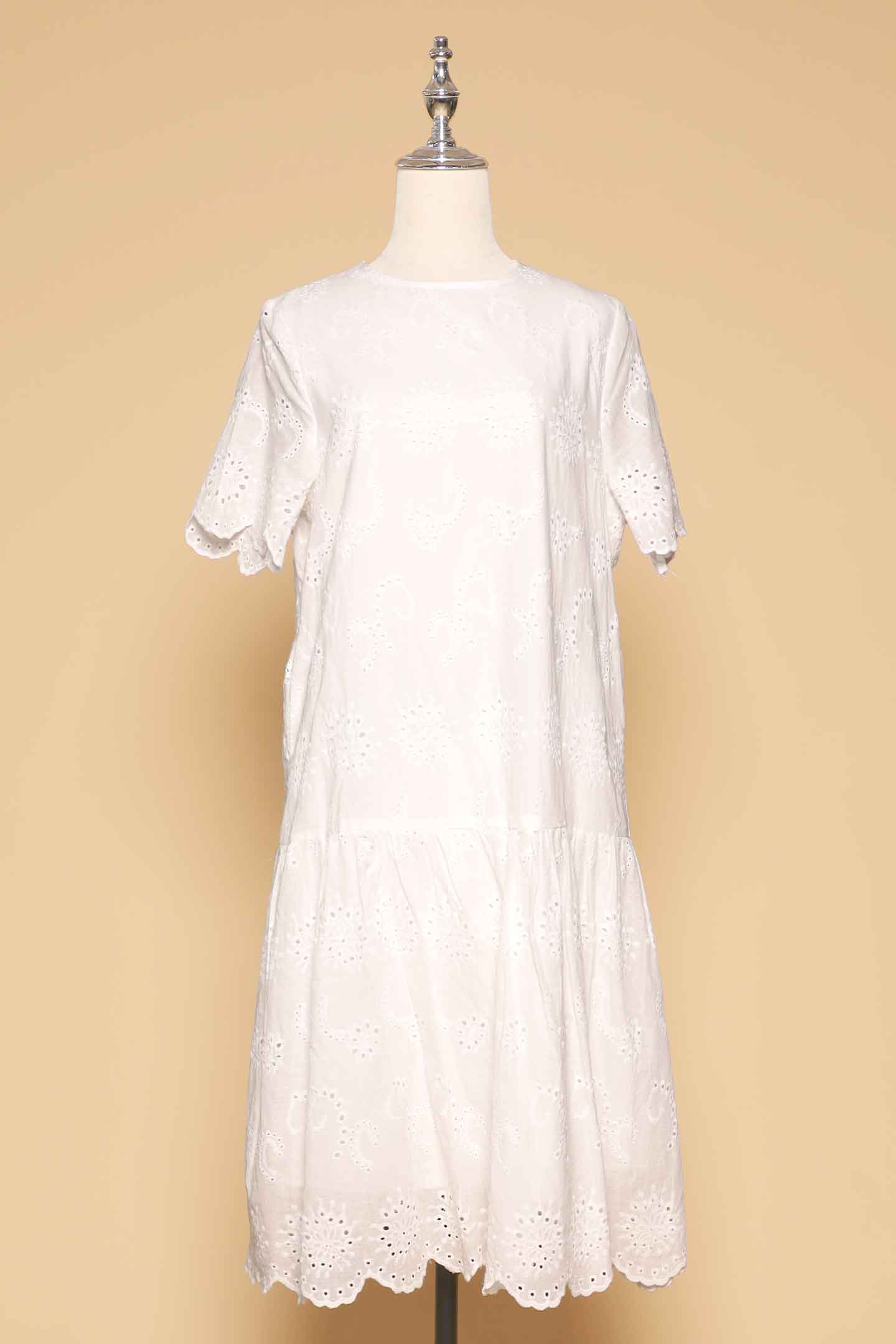 PO - Winona Dress in White Crochet