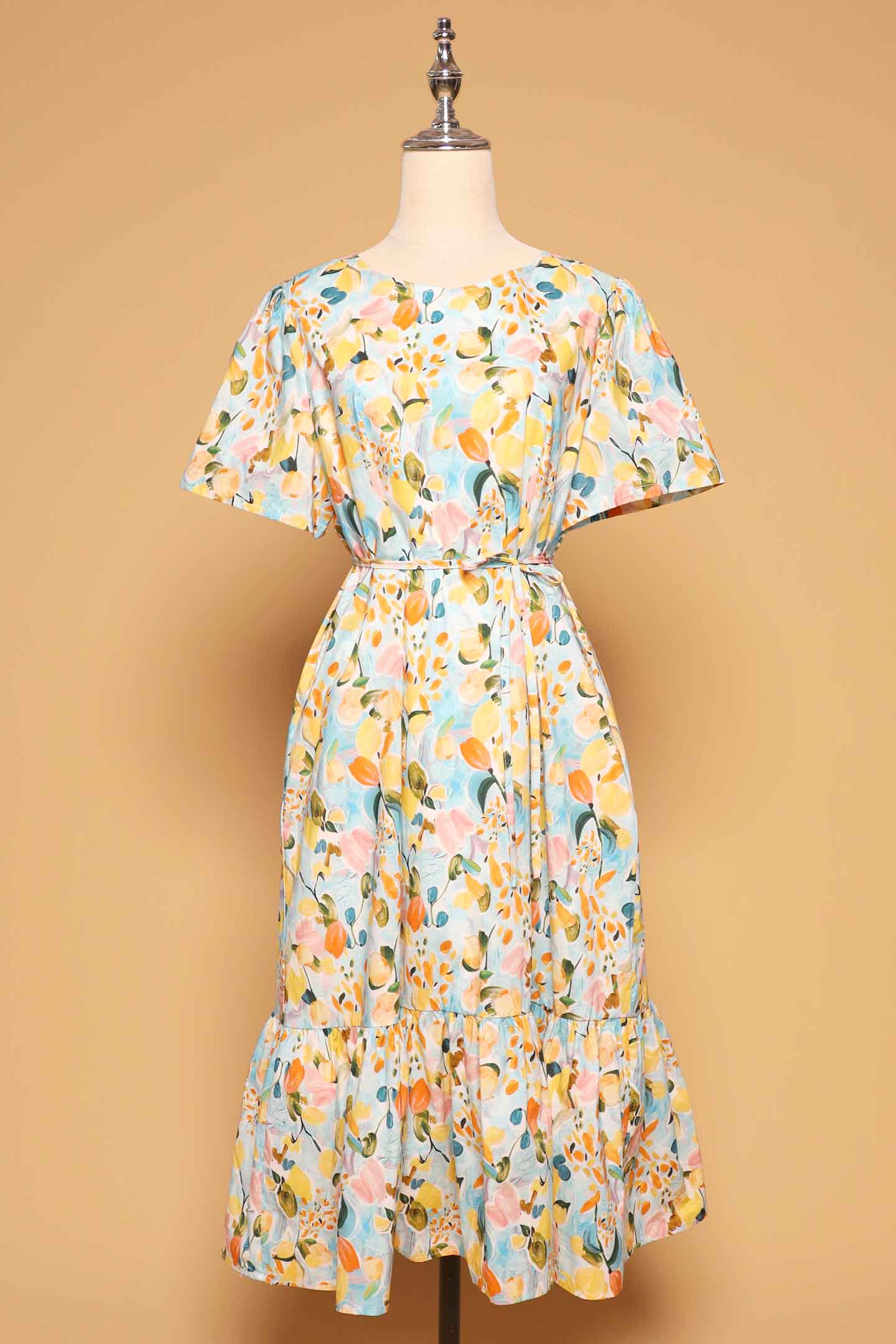 PO - Xing Dress in Citrus Garden