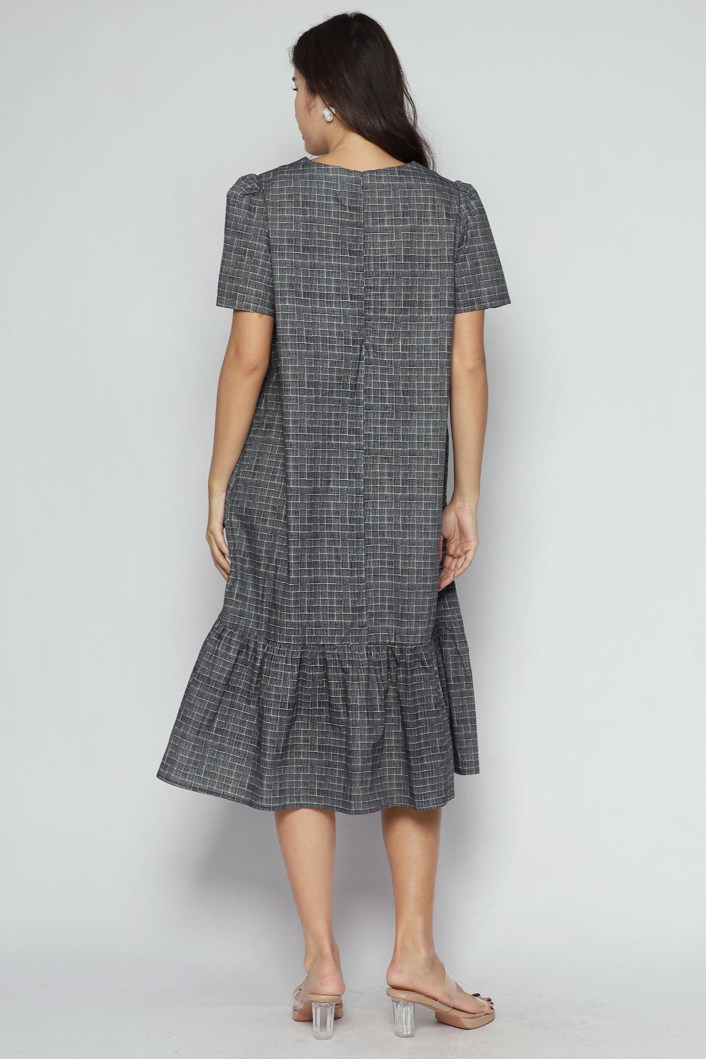 Xing Dress in City Grid