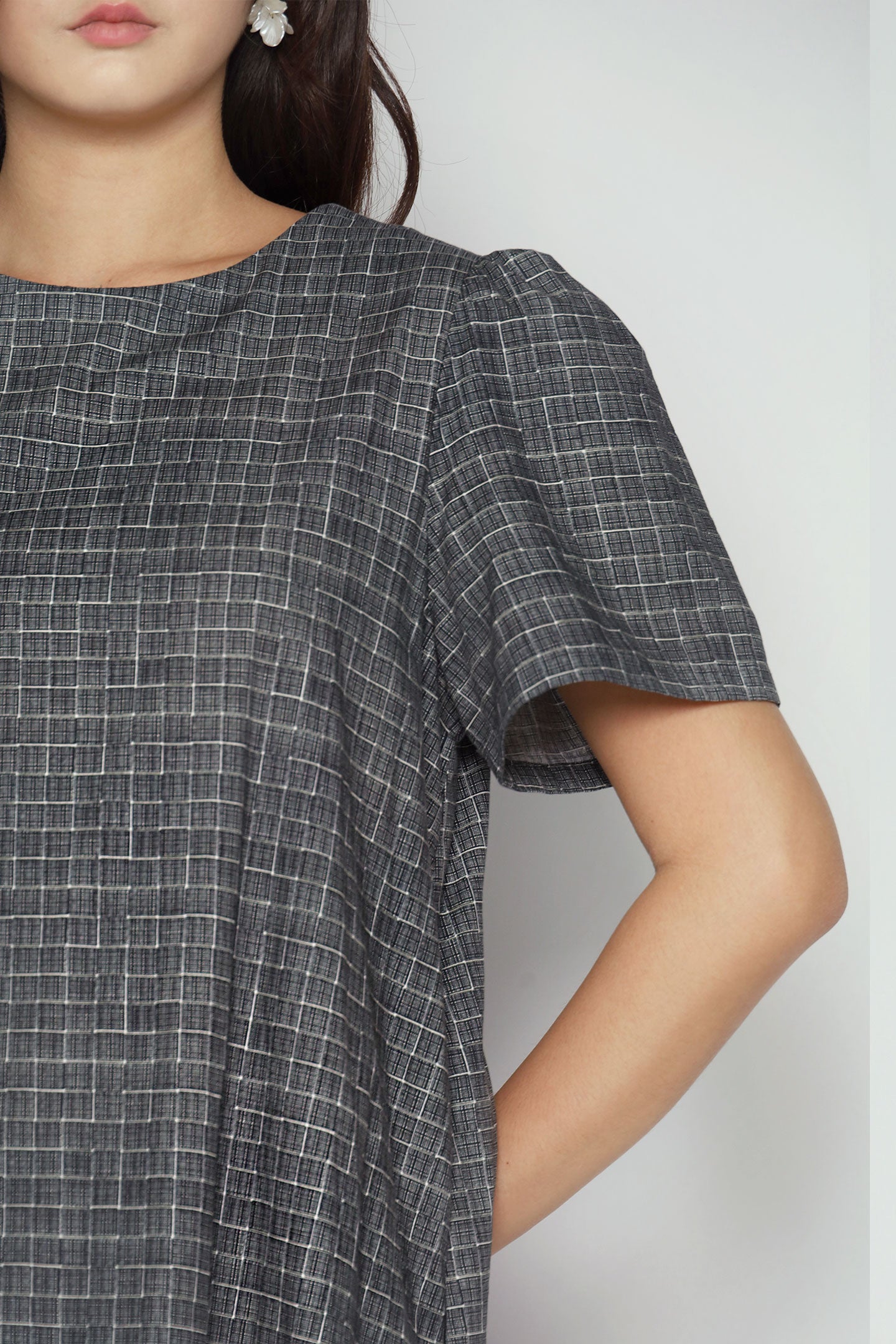 Xing Dress in City Grid