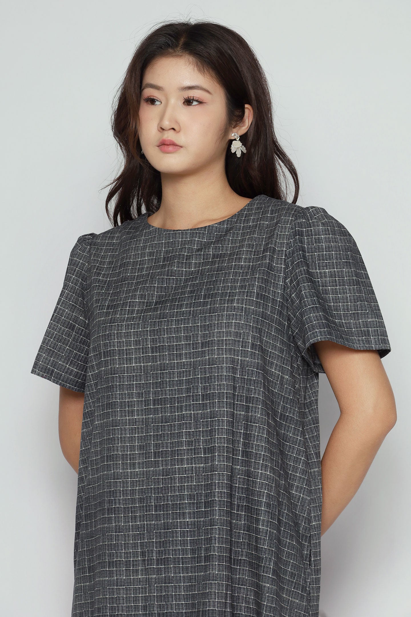 Xing Dress in City Grid