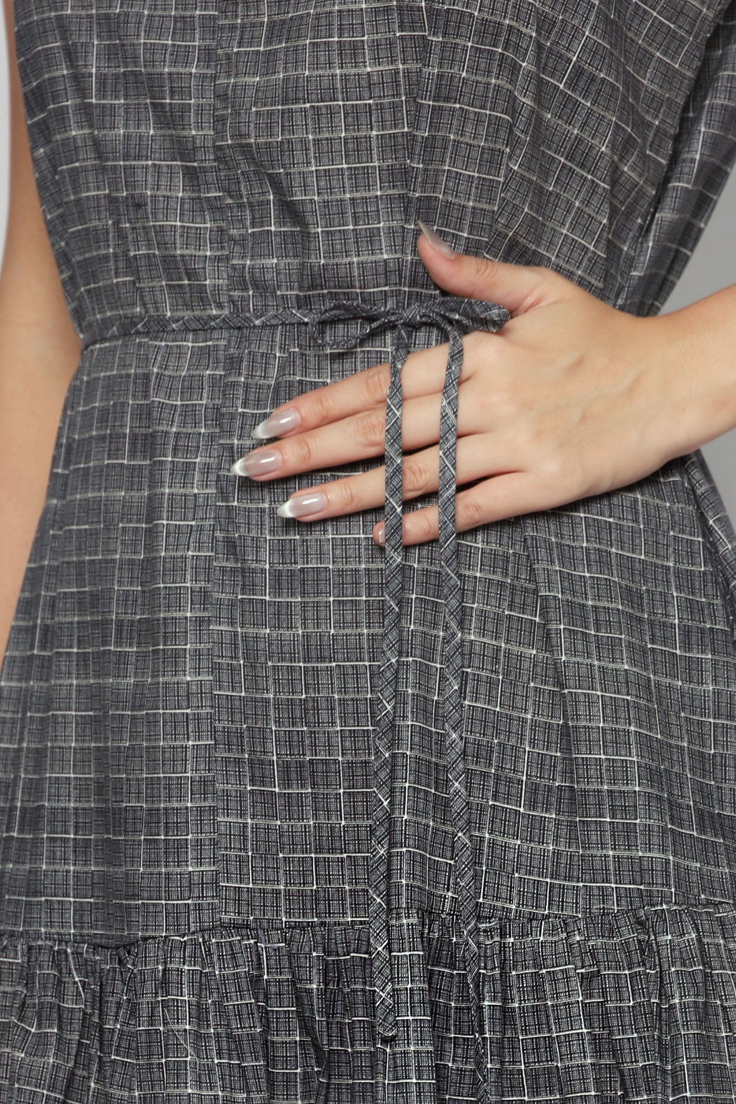 Xing Dress in City Grid