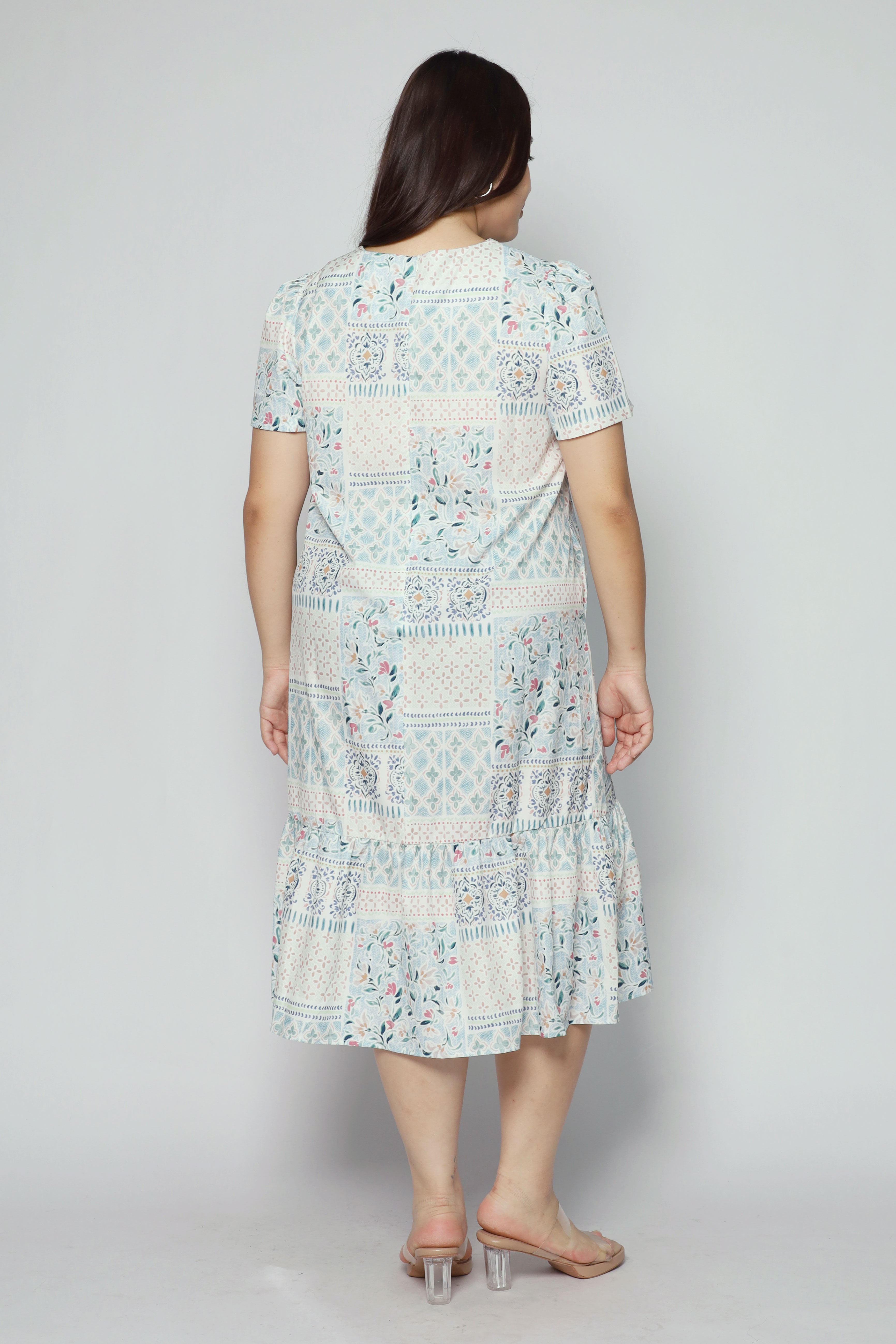 Xing Dress in Sweet Mosaic