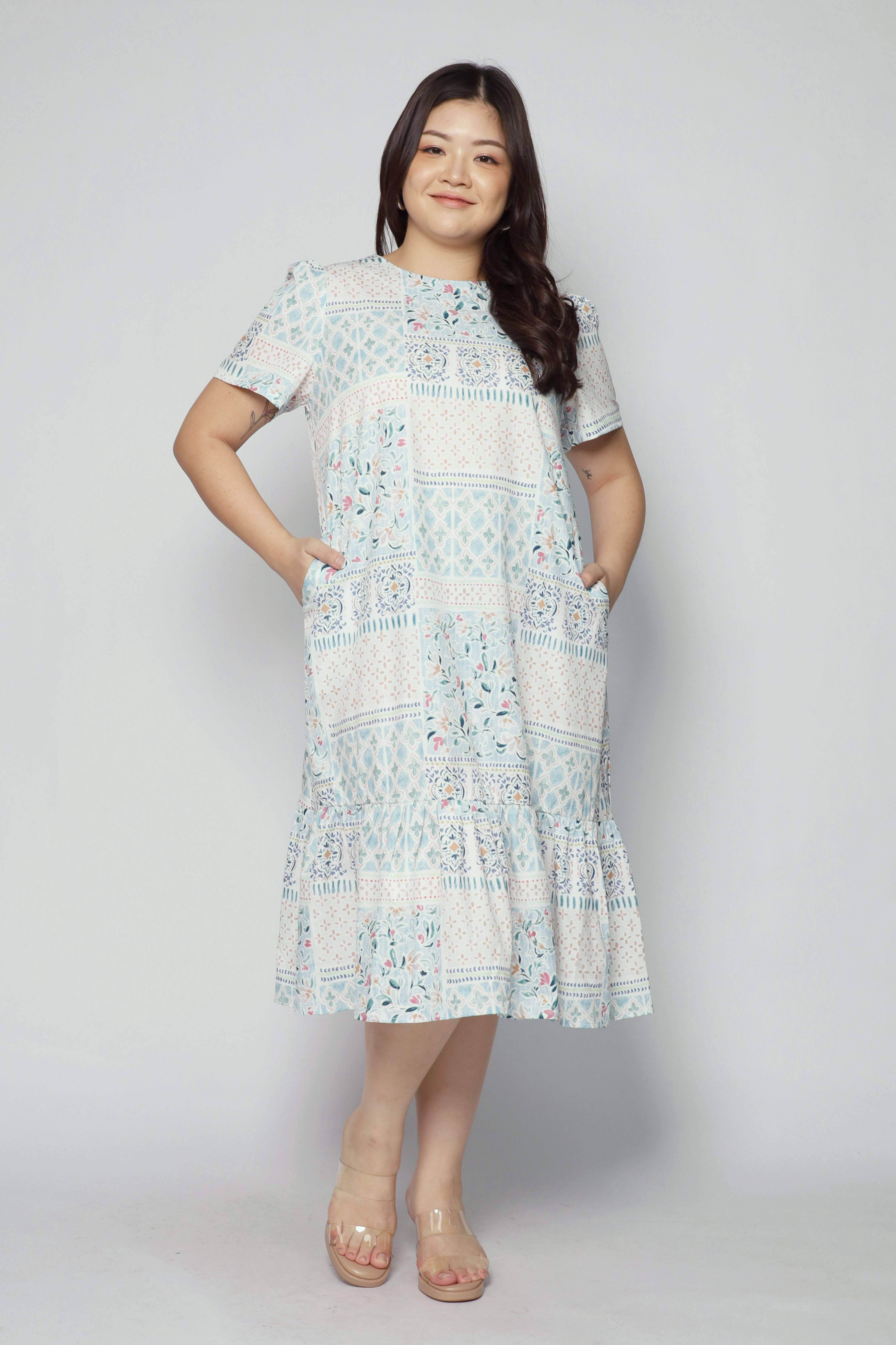 Xing Dress in Sweet Mosaic