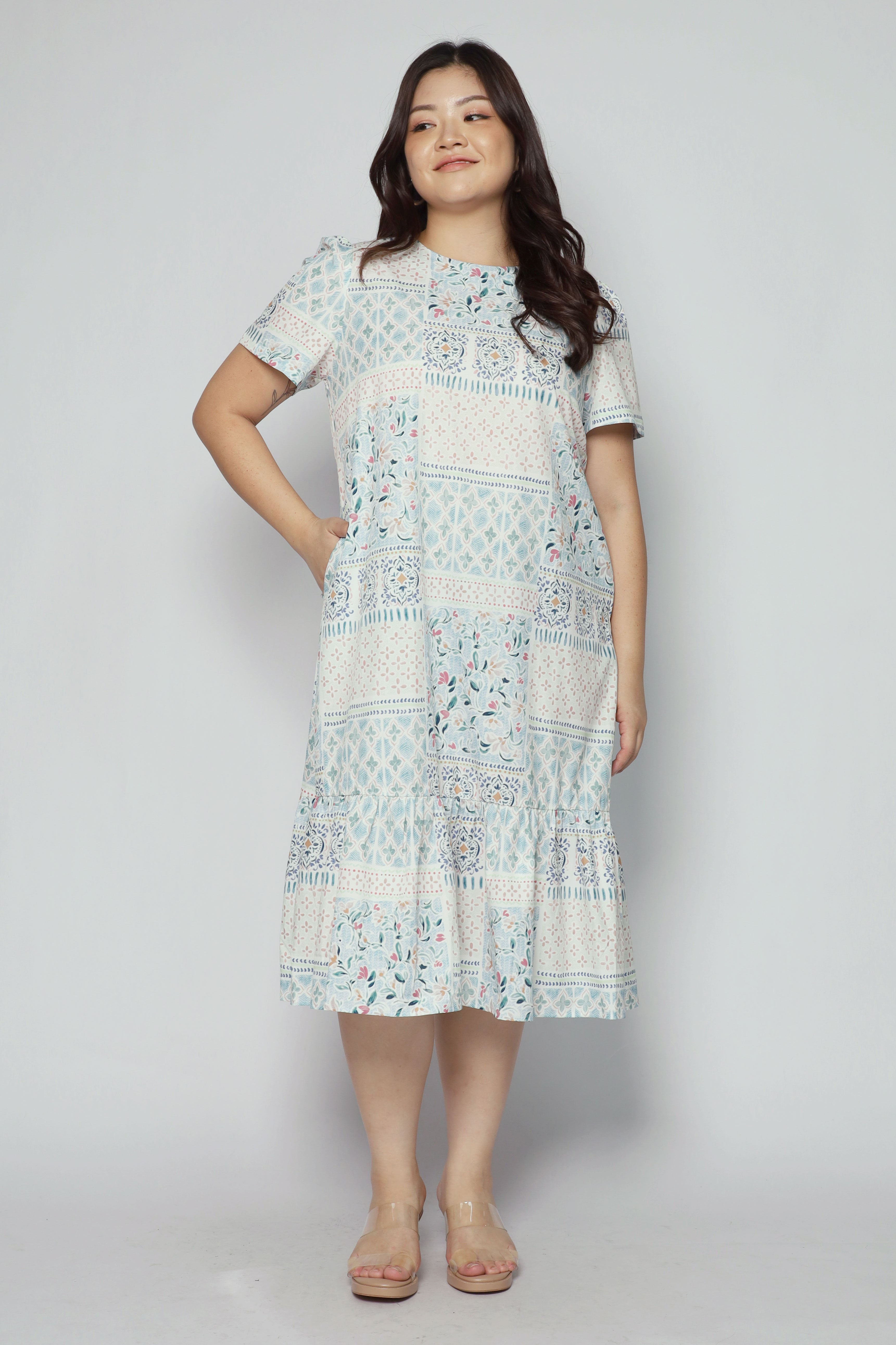 Xing Dress in Sweet Mosaic