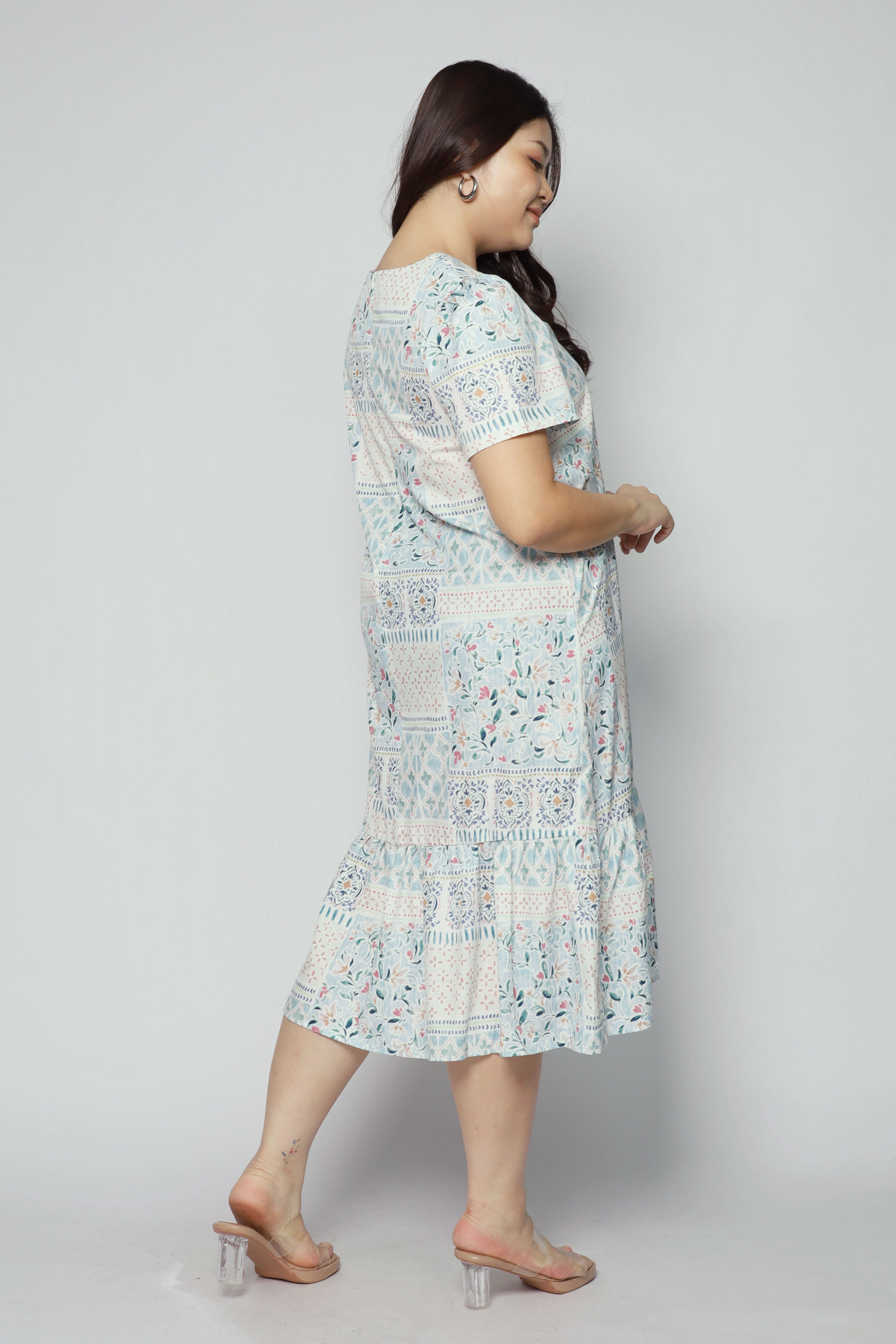 Xing Dress in Sweet Mosaic