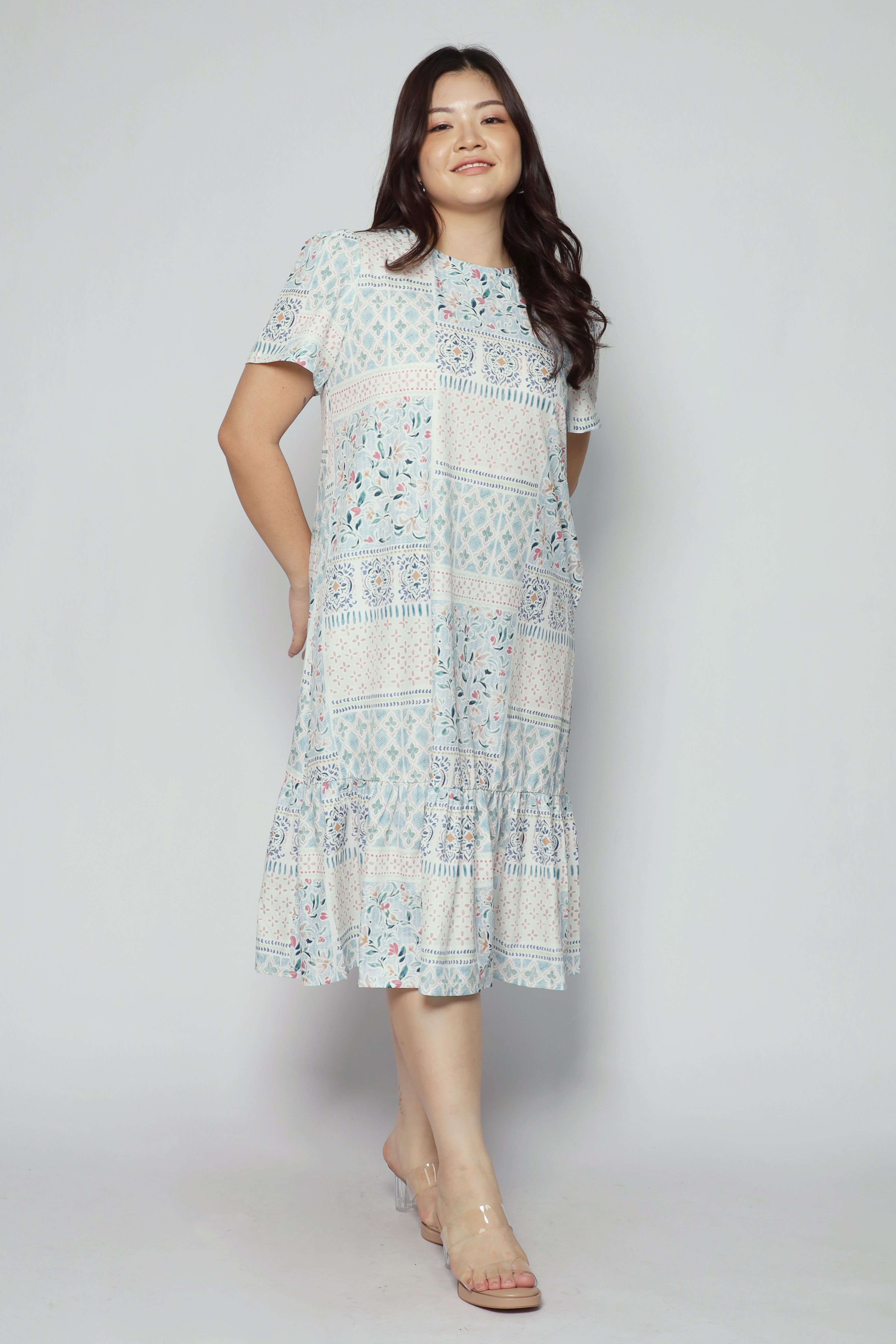 Xing Dress in Sweet Mosaic