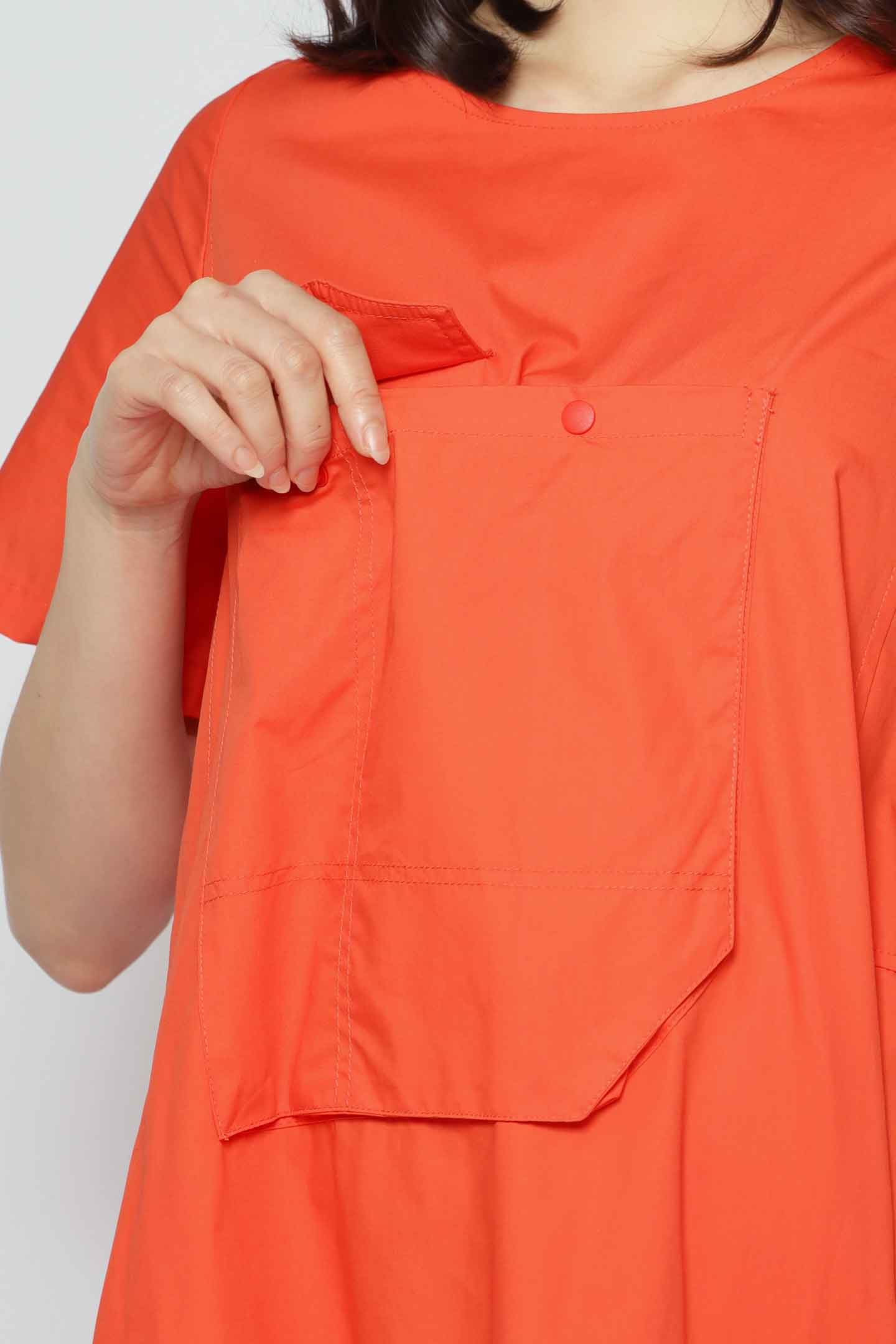 Xola Dress in Orange