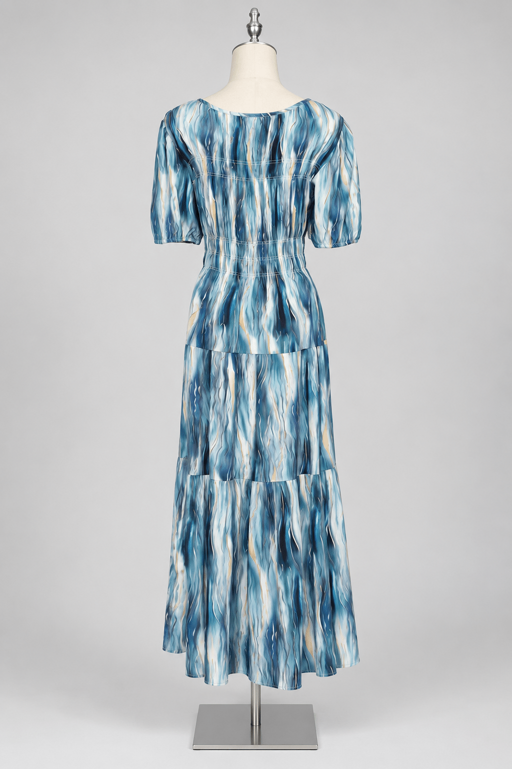 PO - Xoxo Dress in Teal Strokes