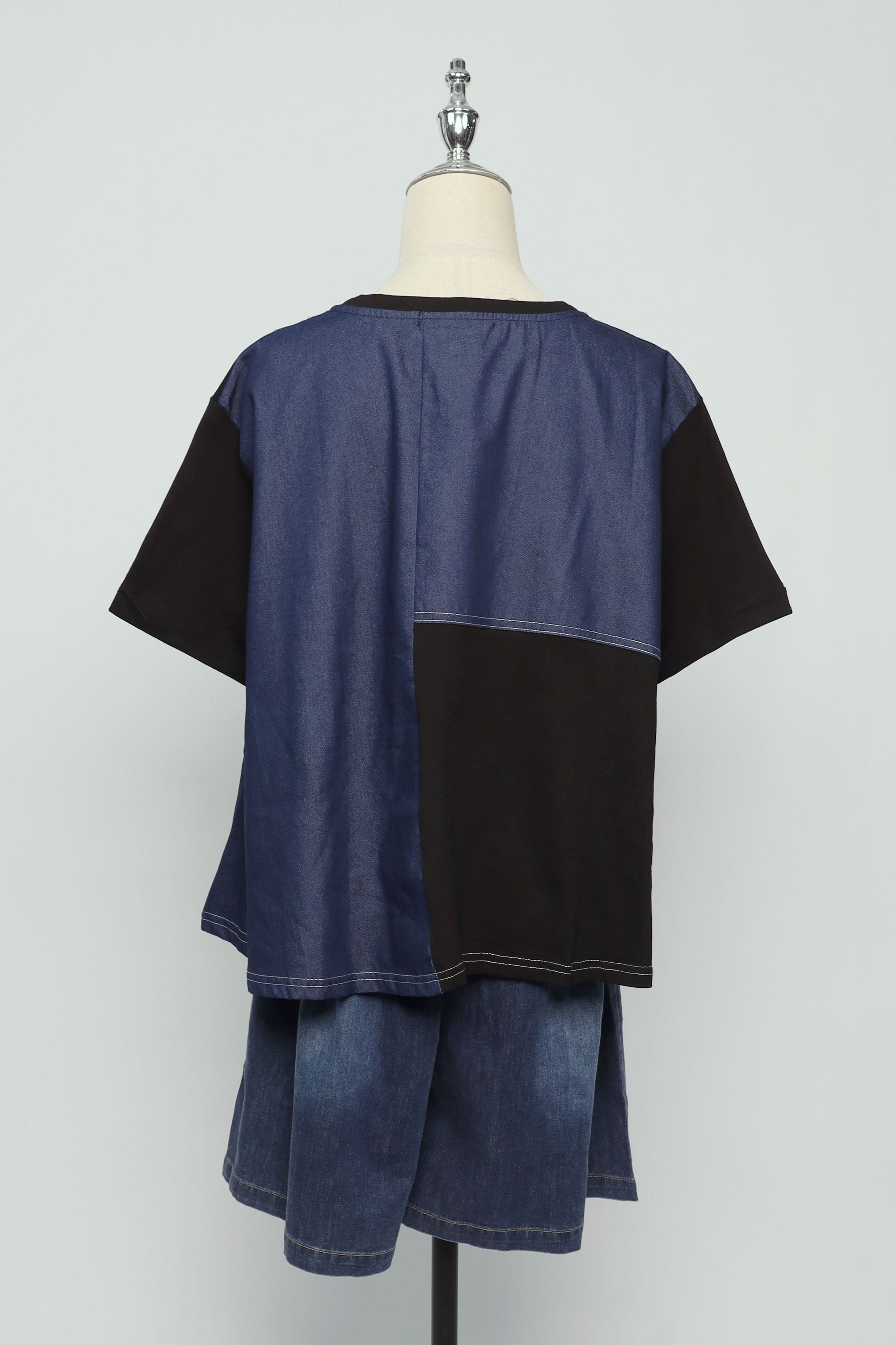 PO - Yaraelle Top in Black Denim