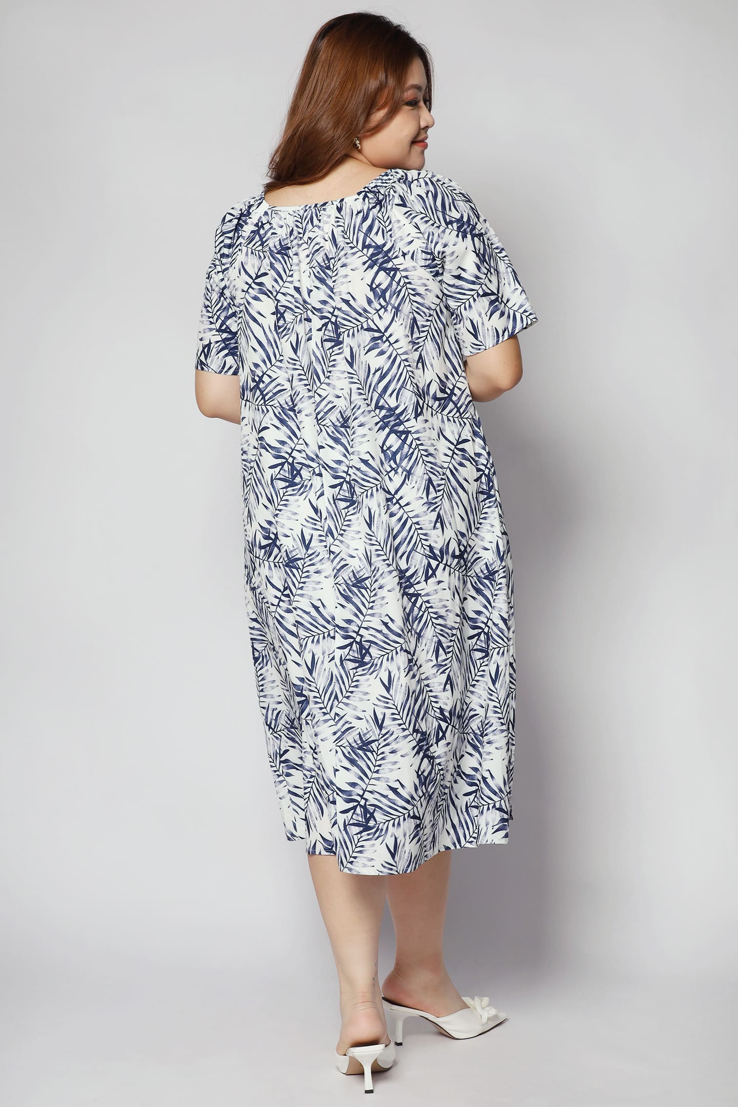 Yasmina Dress in Blue Juniper