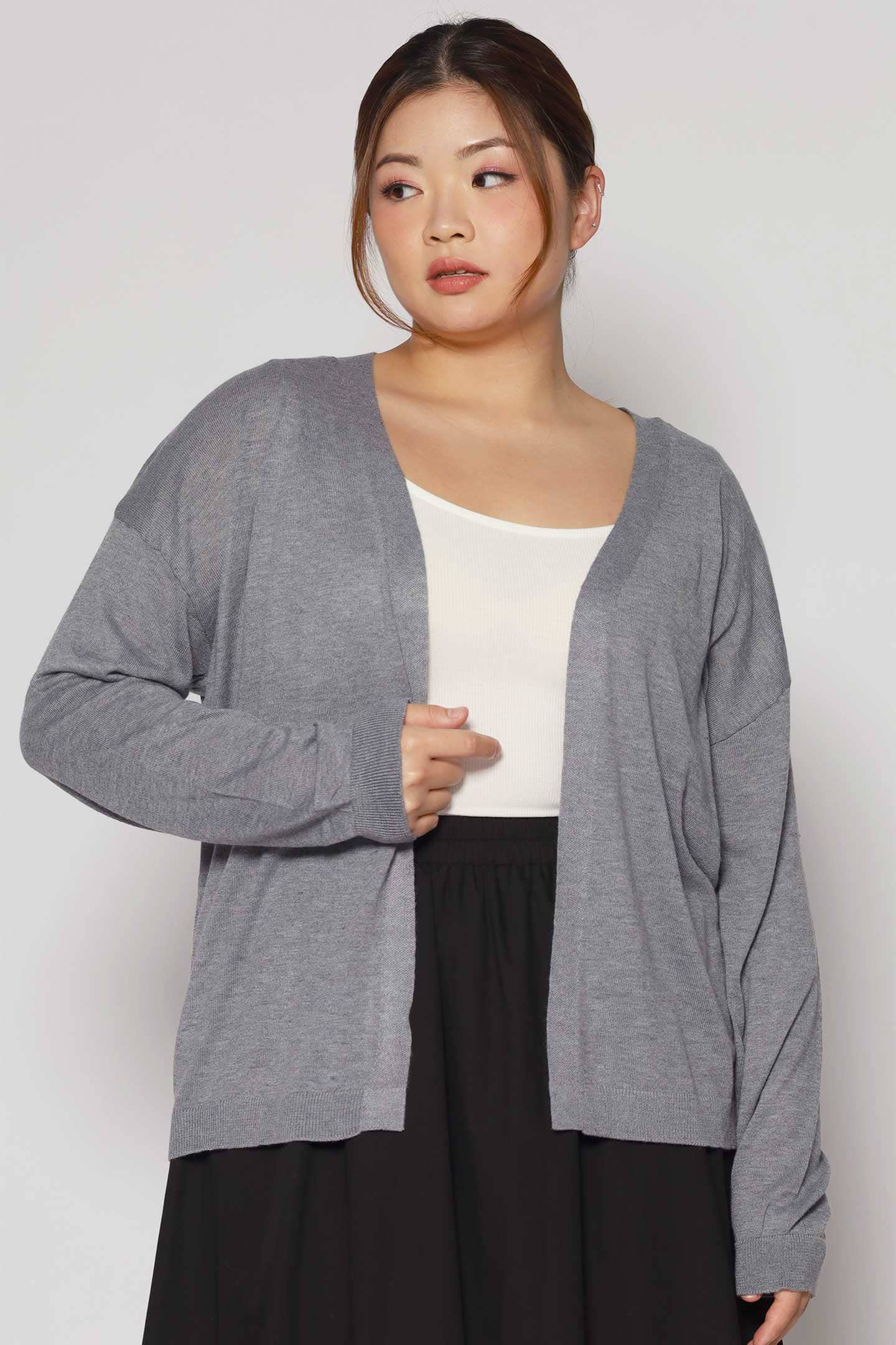 Yenti Cardigan in Grey