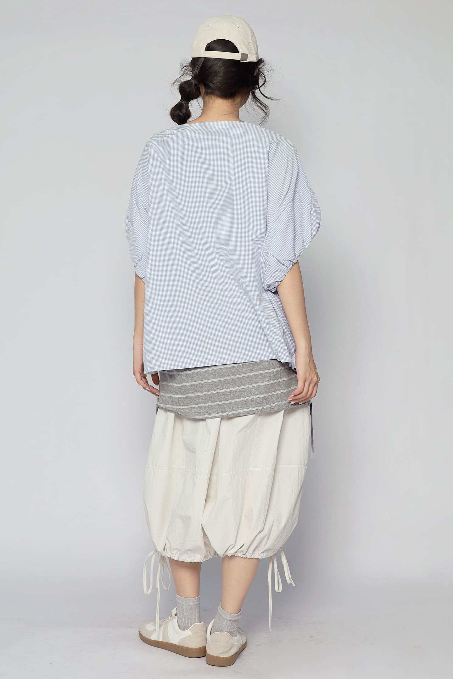 JOY - Yoro Reversible Shirt in Blue Check
