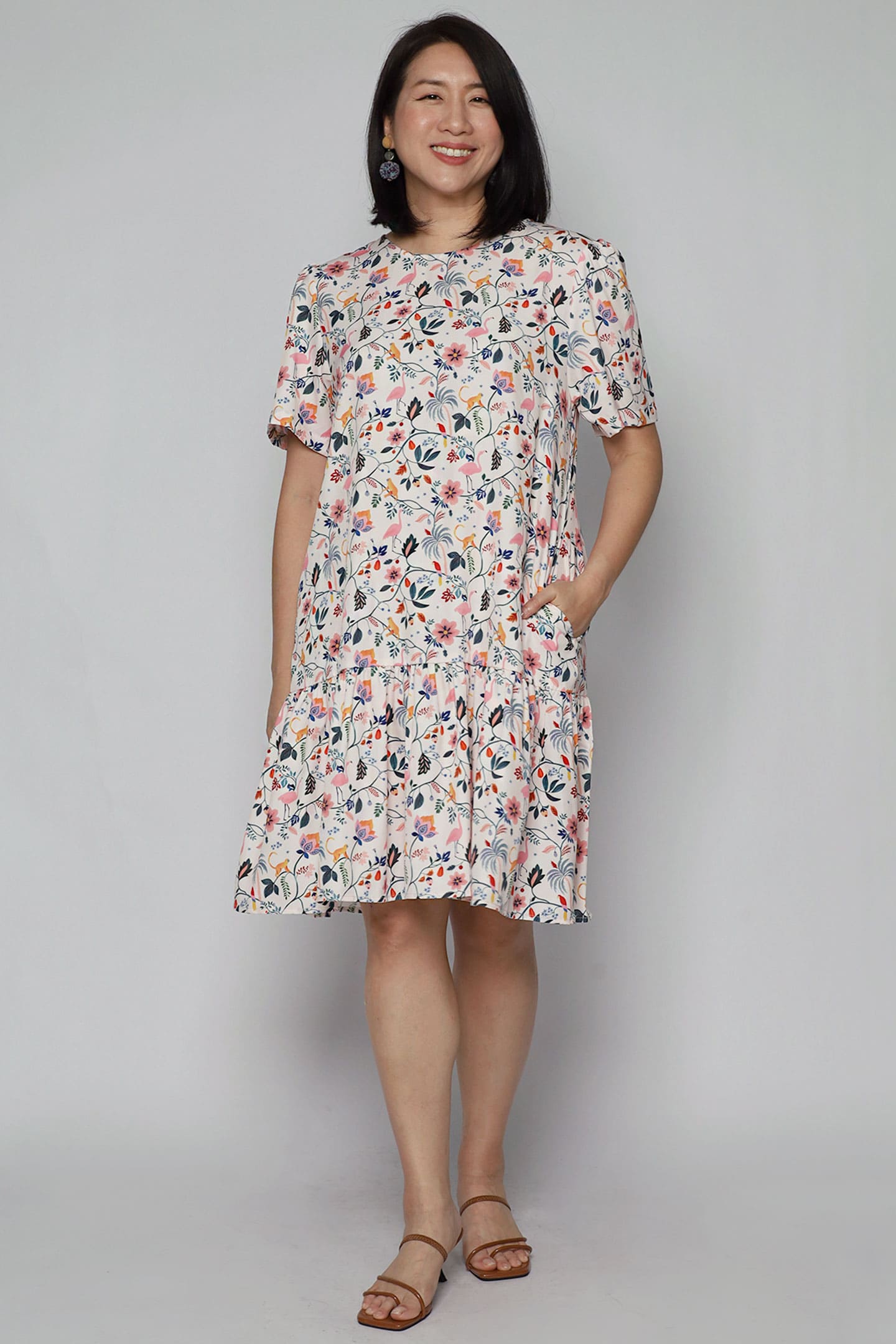 Yue Dress in Botanic Melody