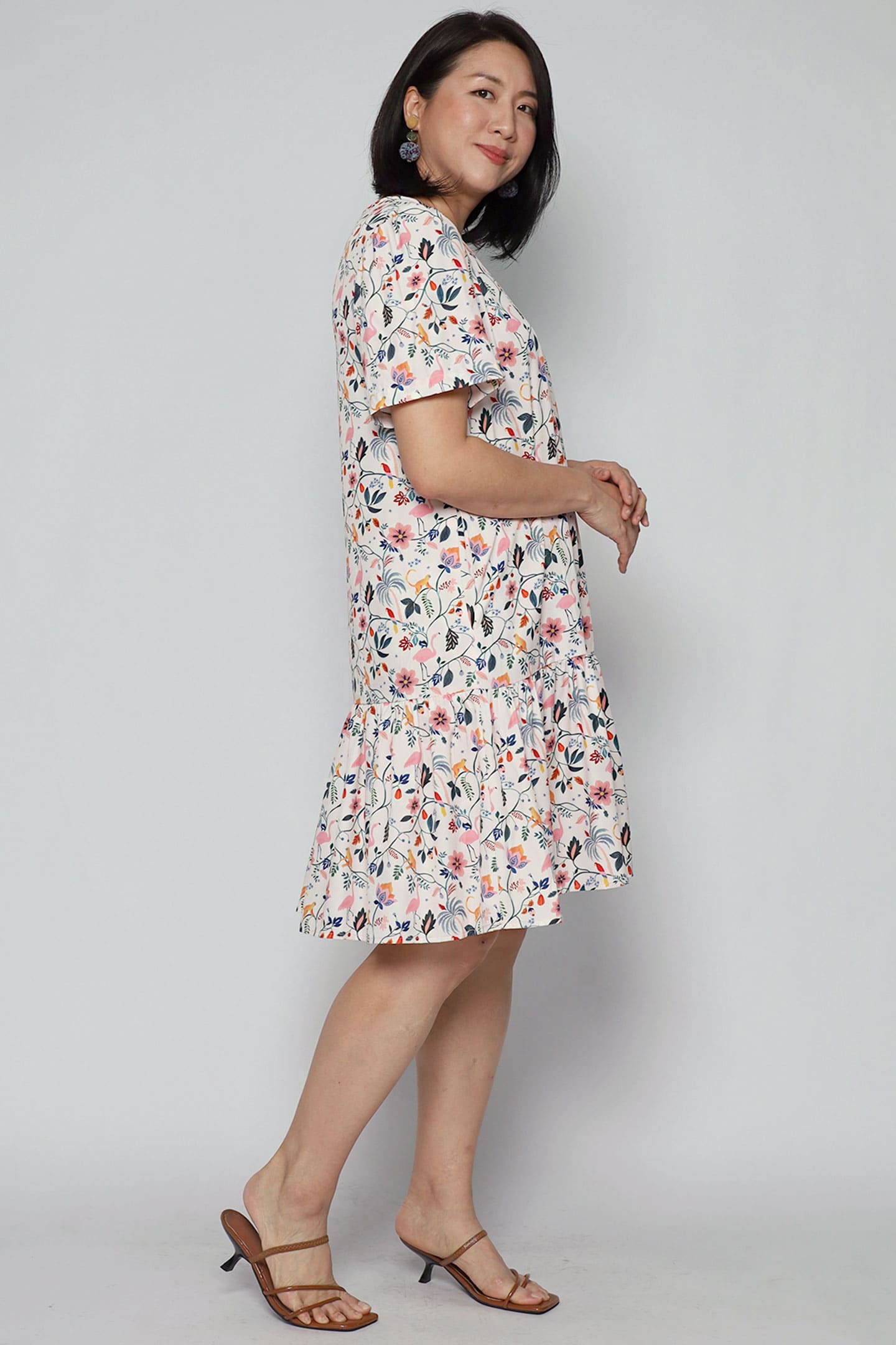 Yue Dress in Botanic Melody
