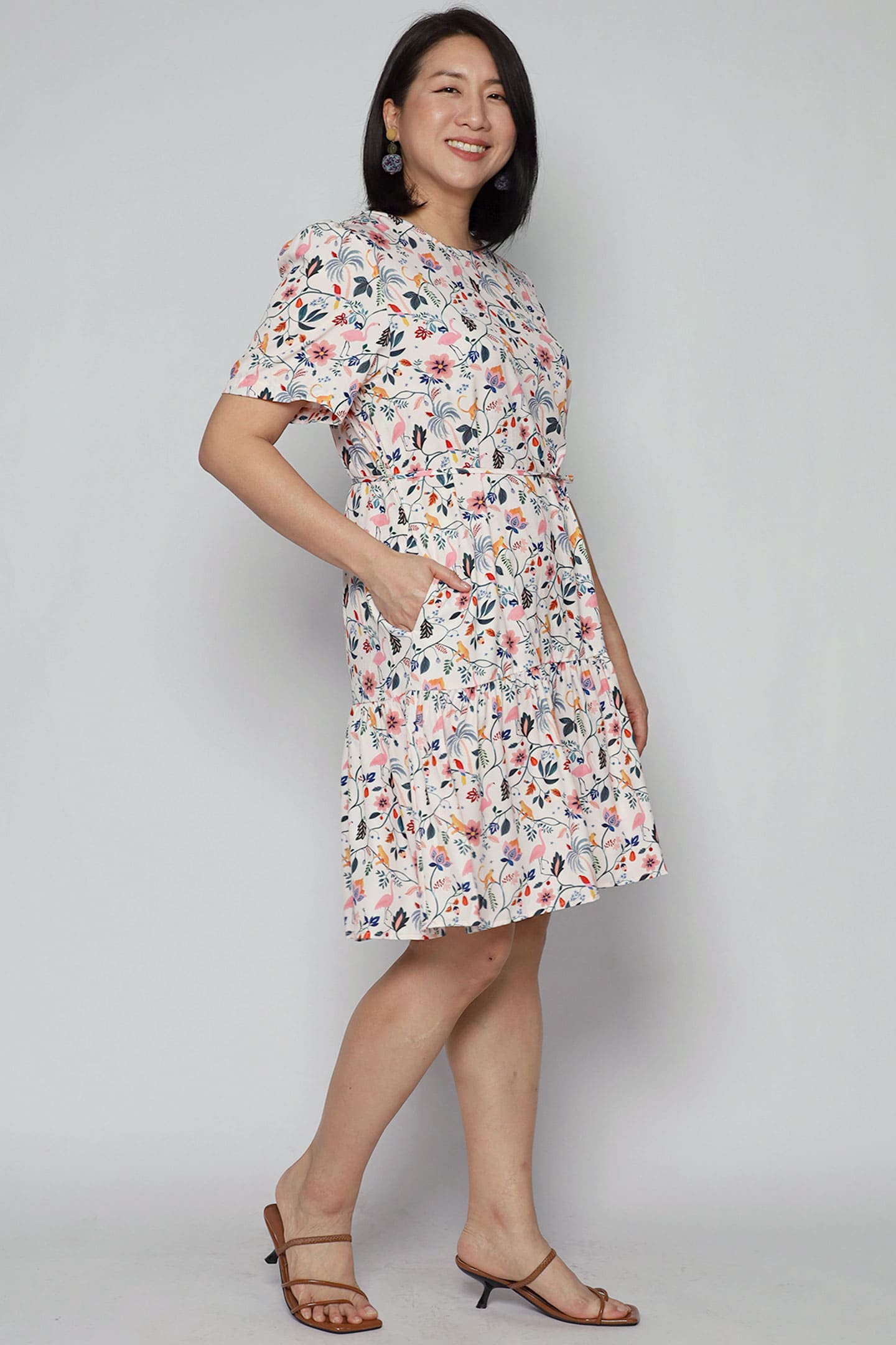 Yue Dress in Botanic Melody