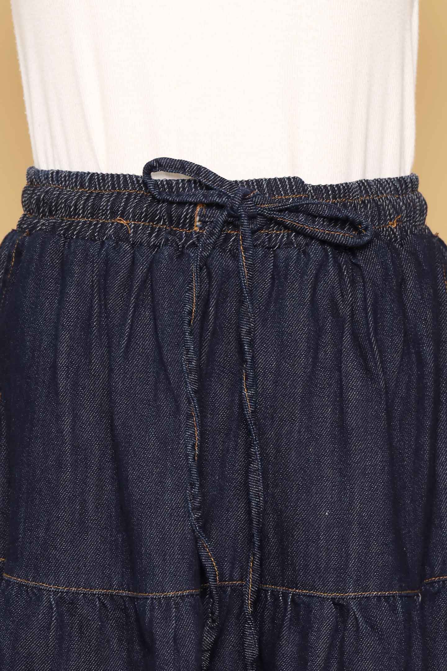 PO - Zadie Skirt in Dark Denim