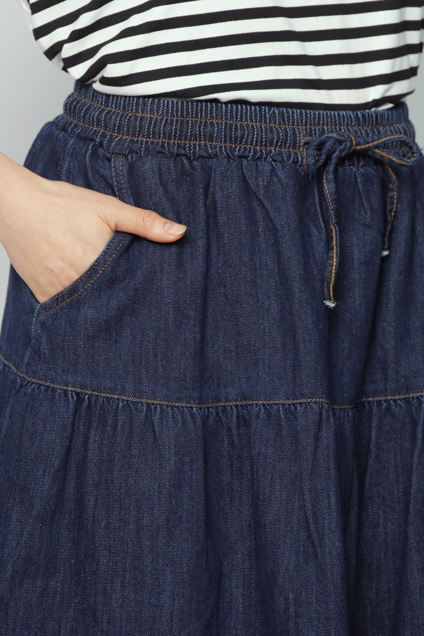 Backorders Zadie Skorts in Dark Denim
