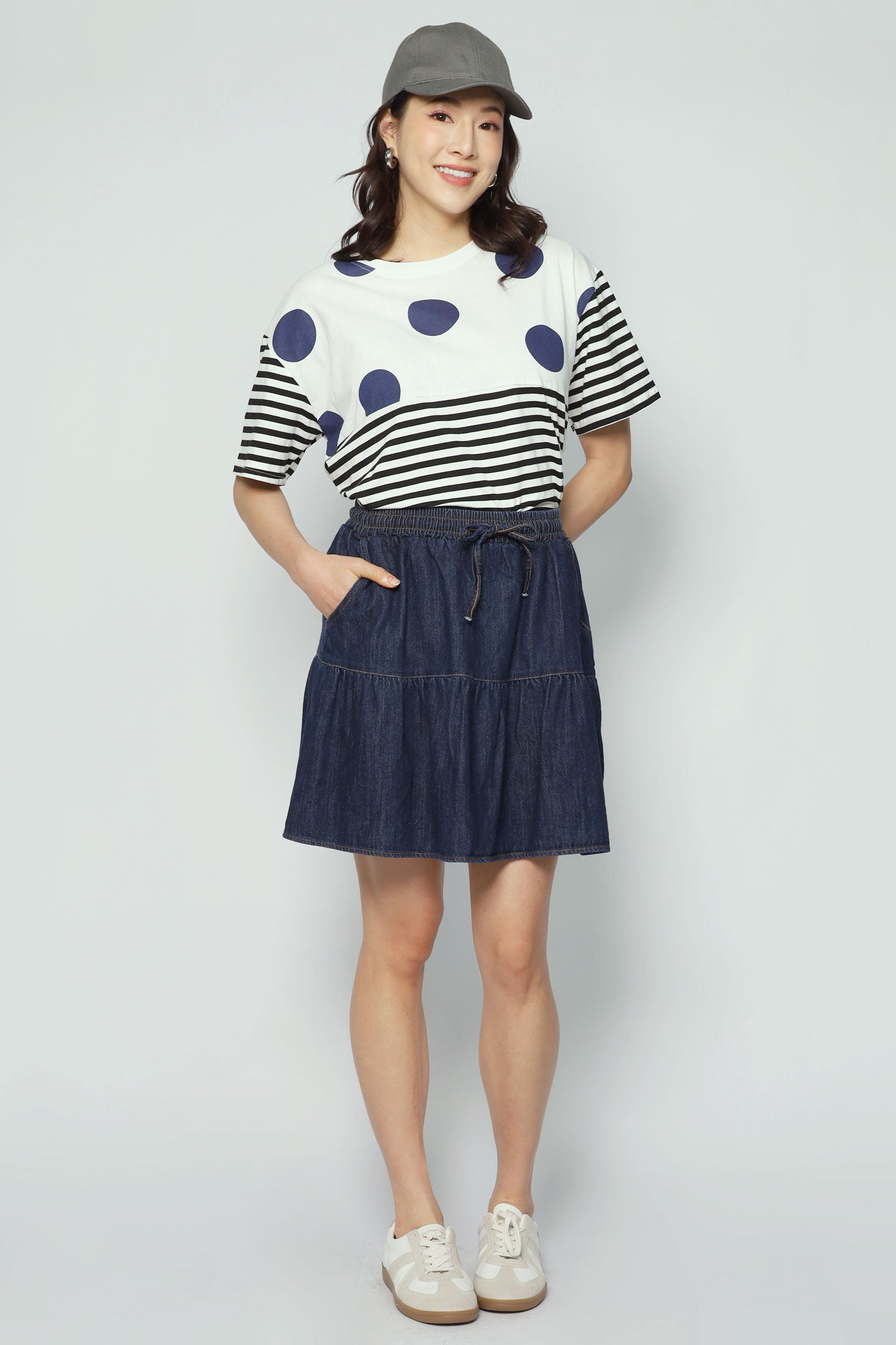 Backorders Zadie Skorts in Dark Denim